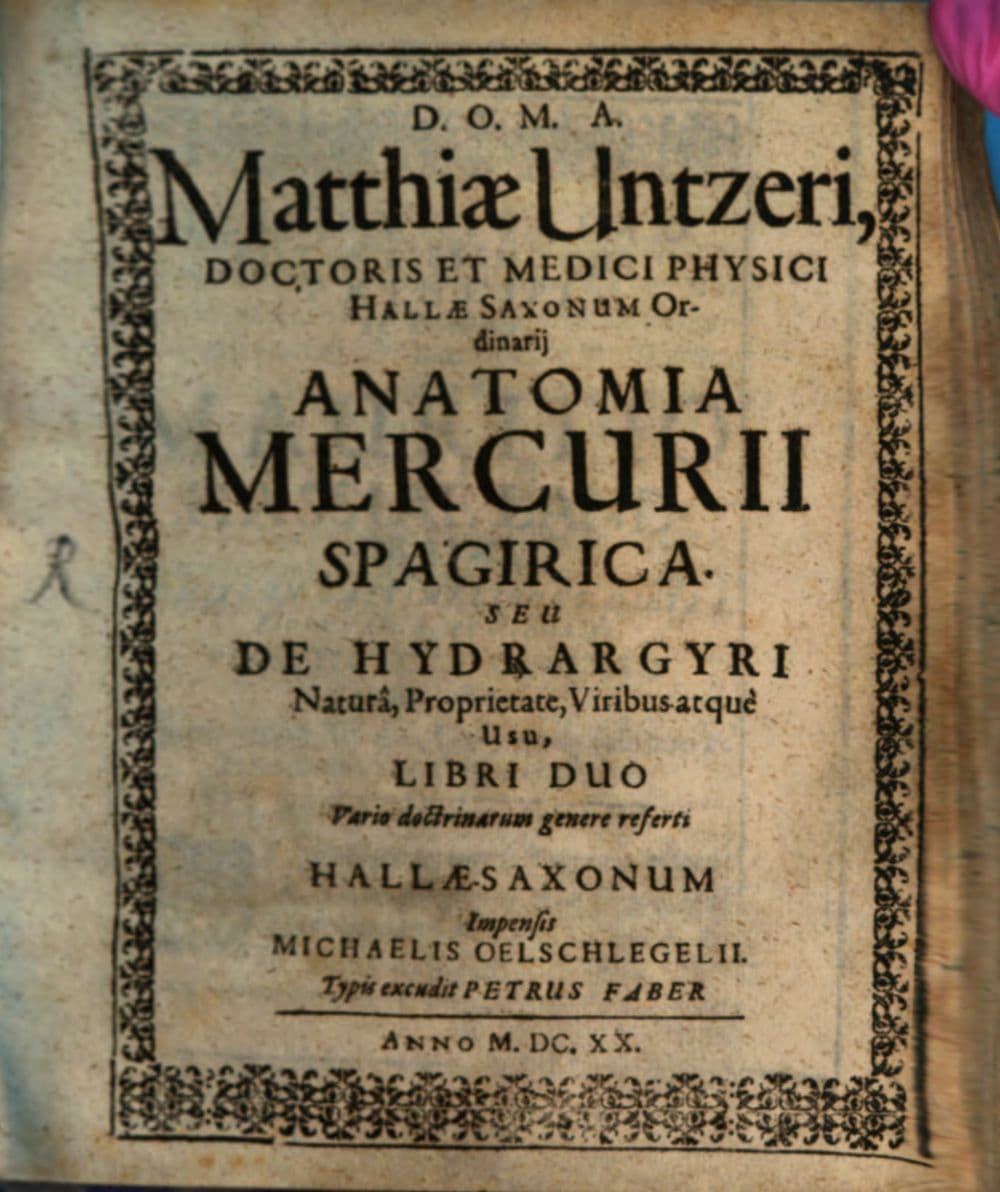 Anatomia Mercurii spagirica