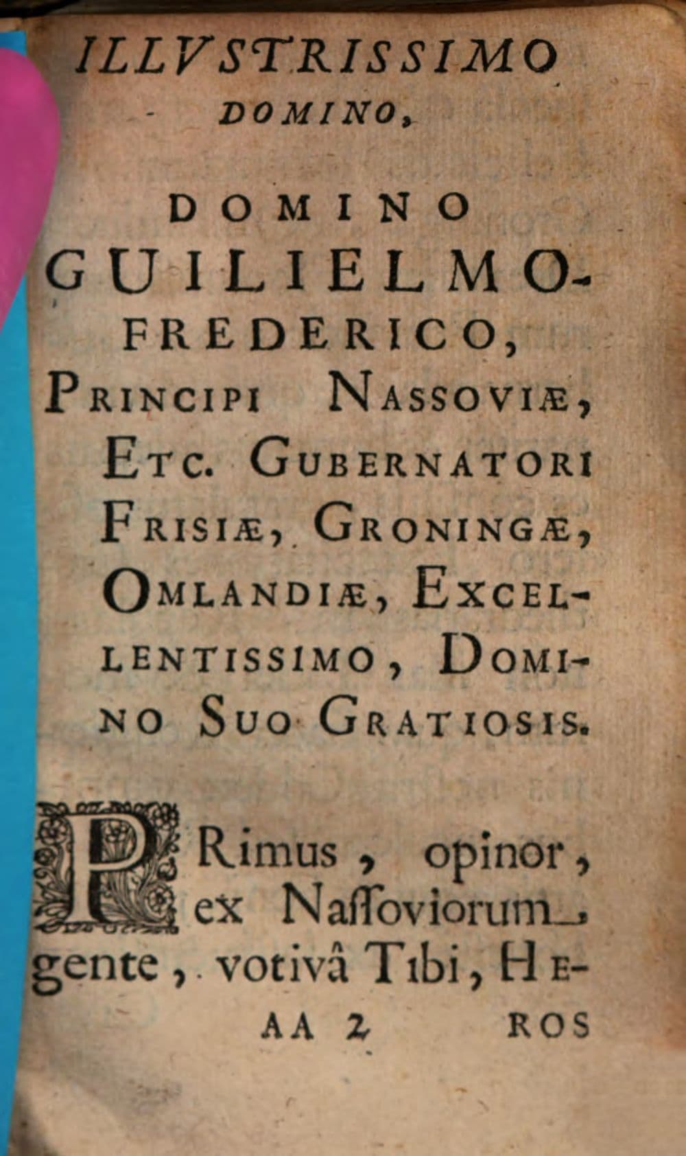 Johannis-Jacobi Wissenbachii, Nassovii, JC. & Antecessoris Frisii, Ad Duos Postremos Pandectarum Titulos: De Verborum & Rerum Significatione, Et De Regulis Juris, Commentarii : Disputationibus Publicis exhibiti: Quibus ex Basilicωn Epitome Græca Versio inserta est ... Ad calcem adjectæ sunt Notæ Nomico-Philologicæ in Passionem Christi. [2]