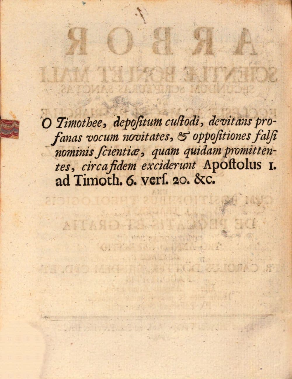 Arbor scientiae boni et mali secundum Scripturas S. ... exposita