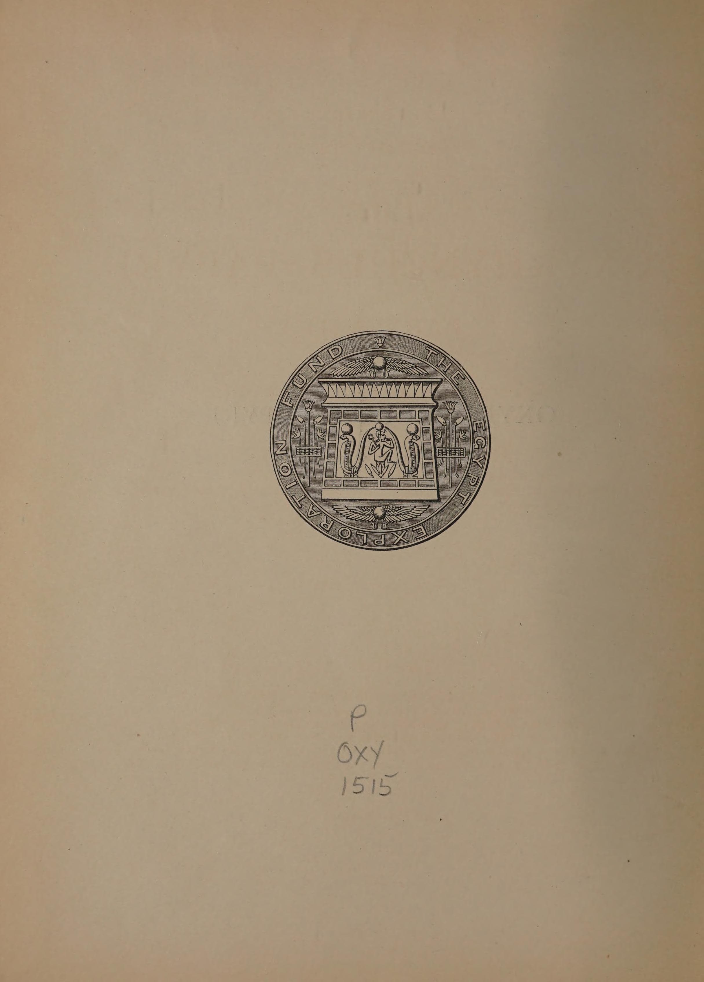 The Oxyrhynchus Papyri, Part 8
