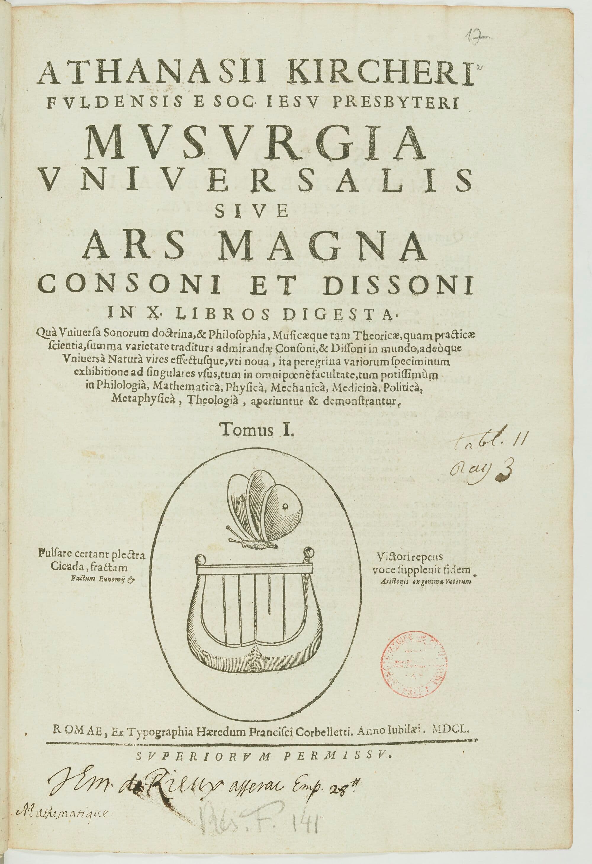 Musurgia universalis Tomus I