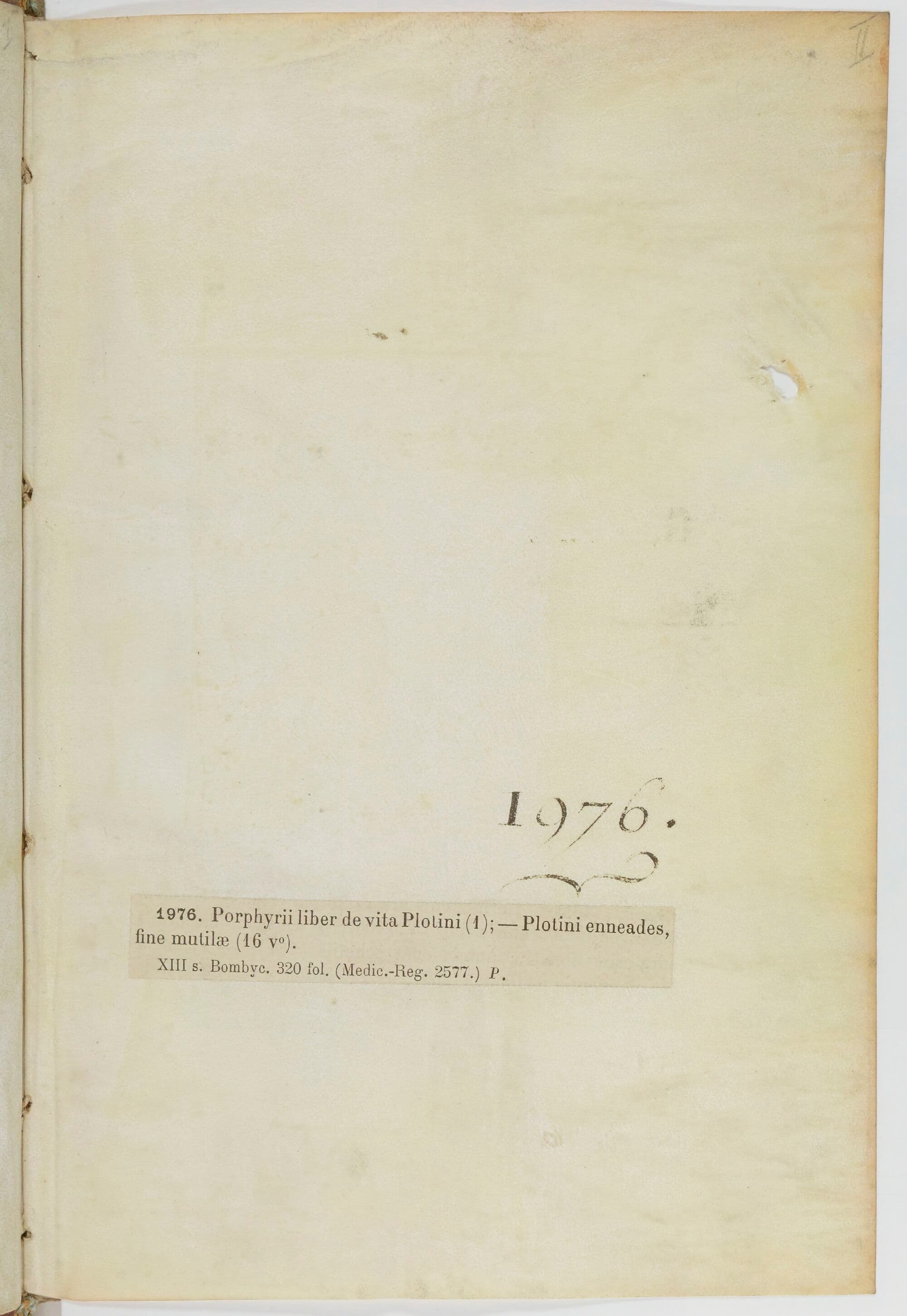 Plotini Enneades (13th c. copy A)