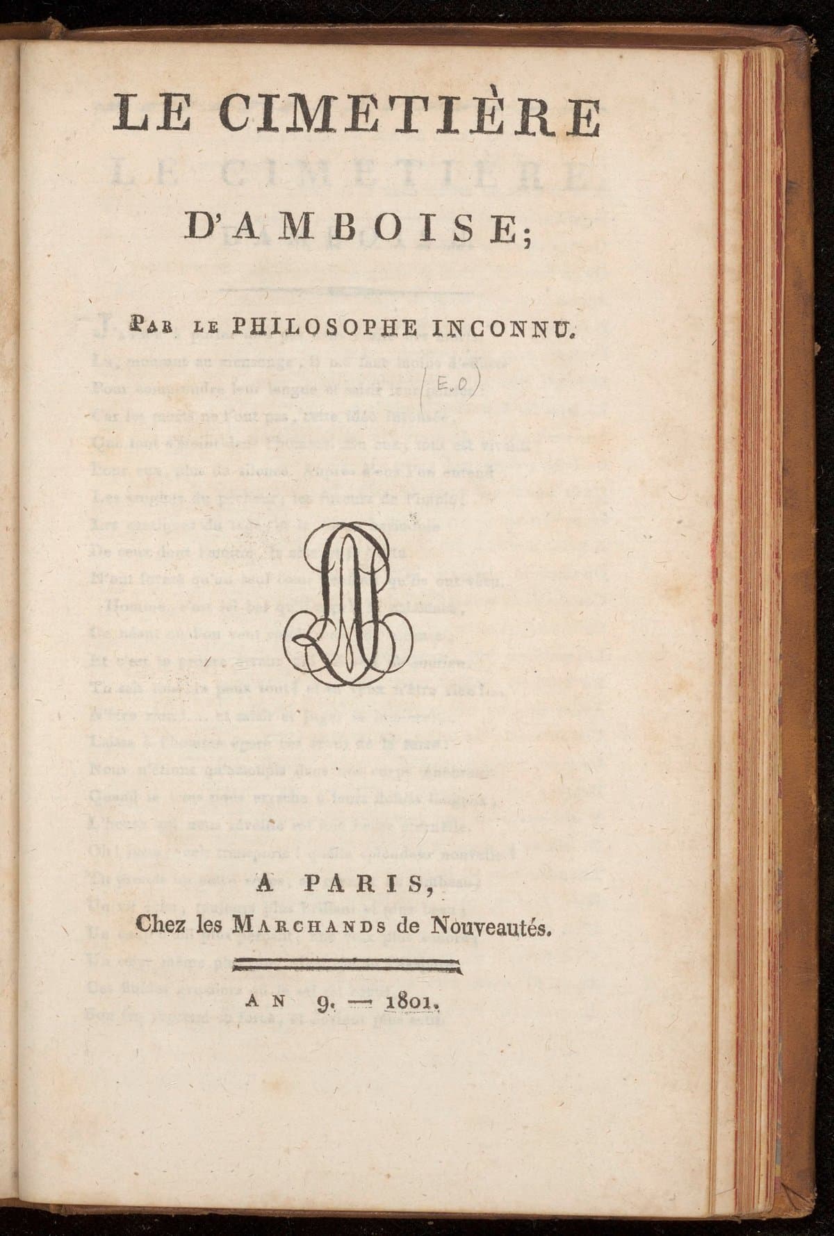 Le cimetière d'Amboise