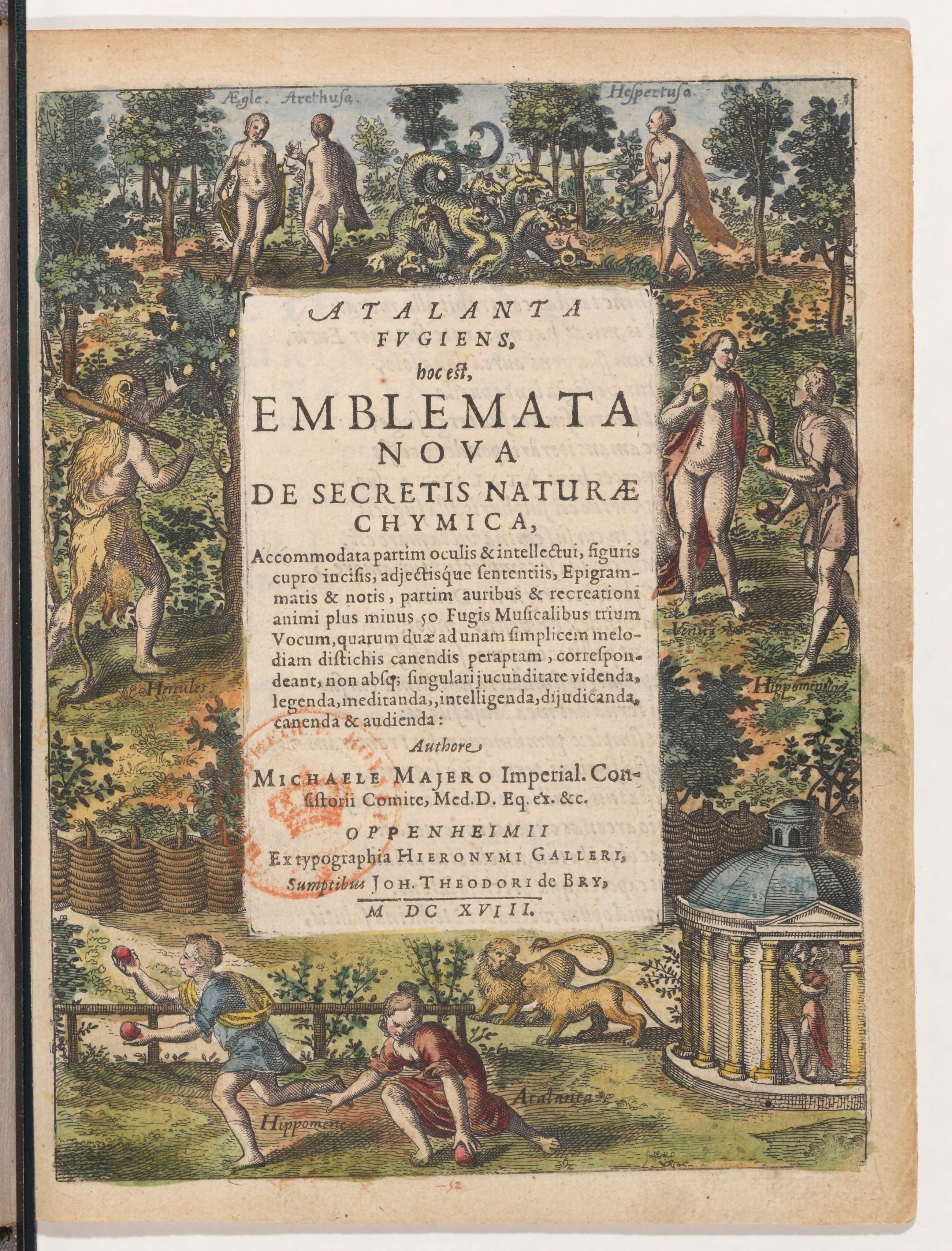 Atalanta fugiens: Emblemata nova de secretis naturae chymica