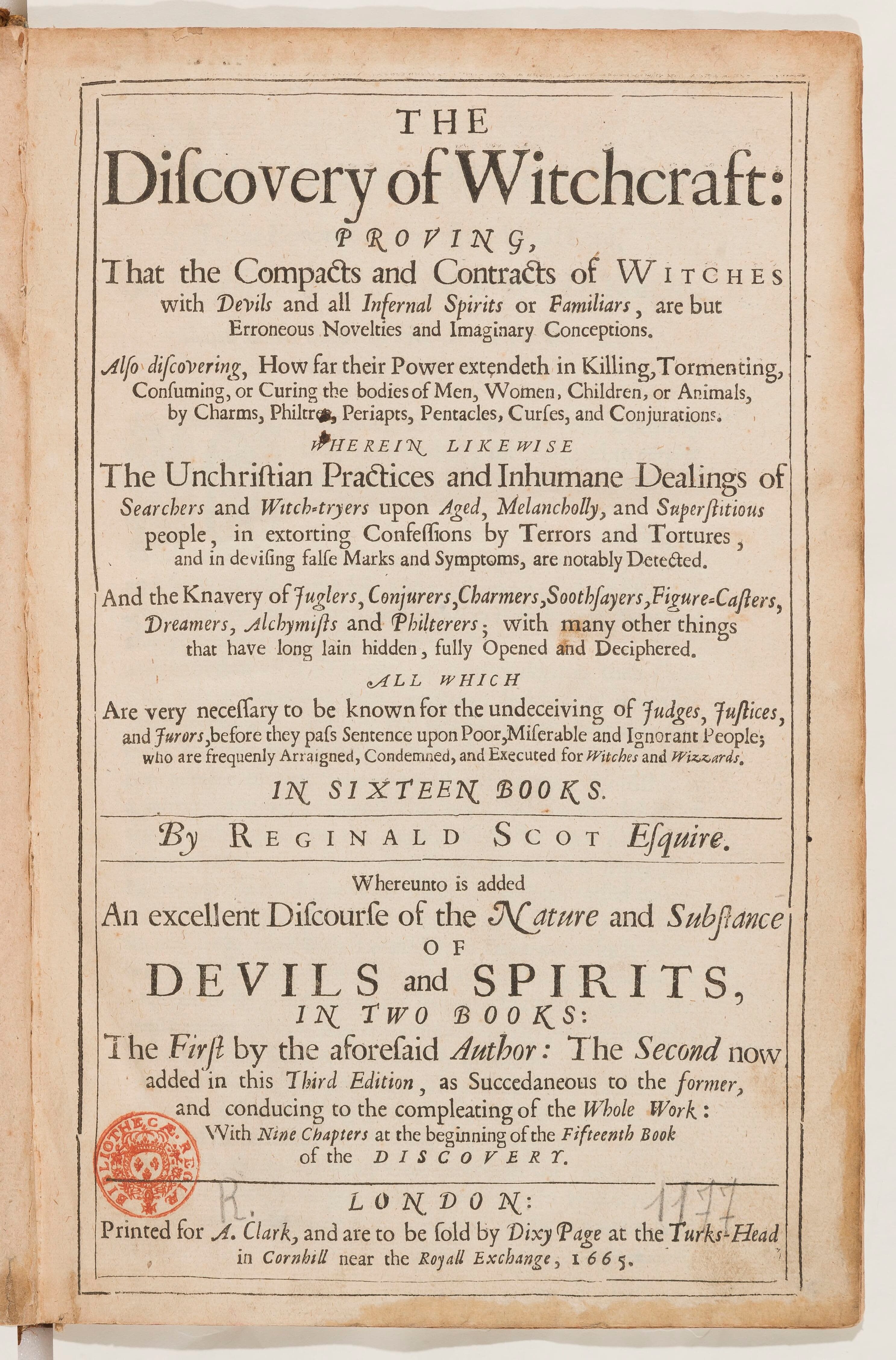 The Discovery of Witchcraft