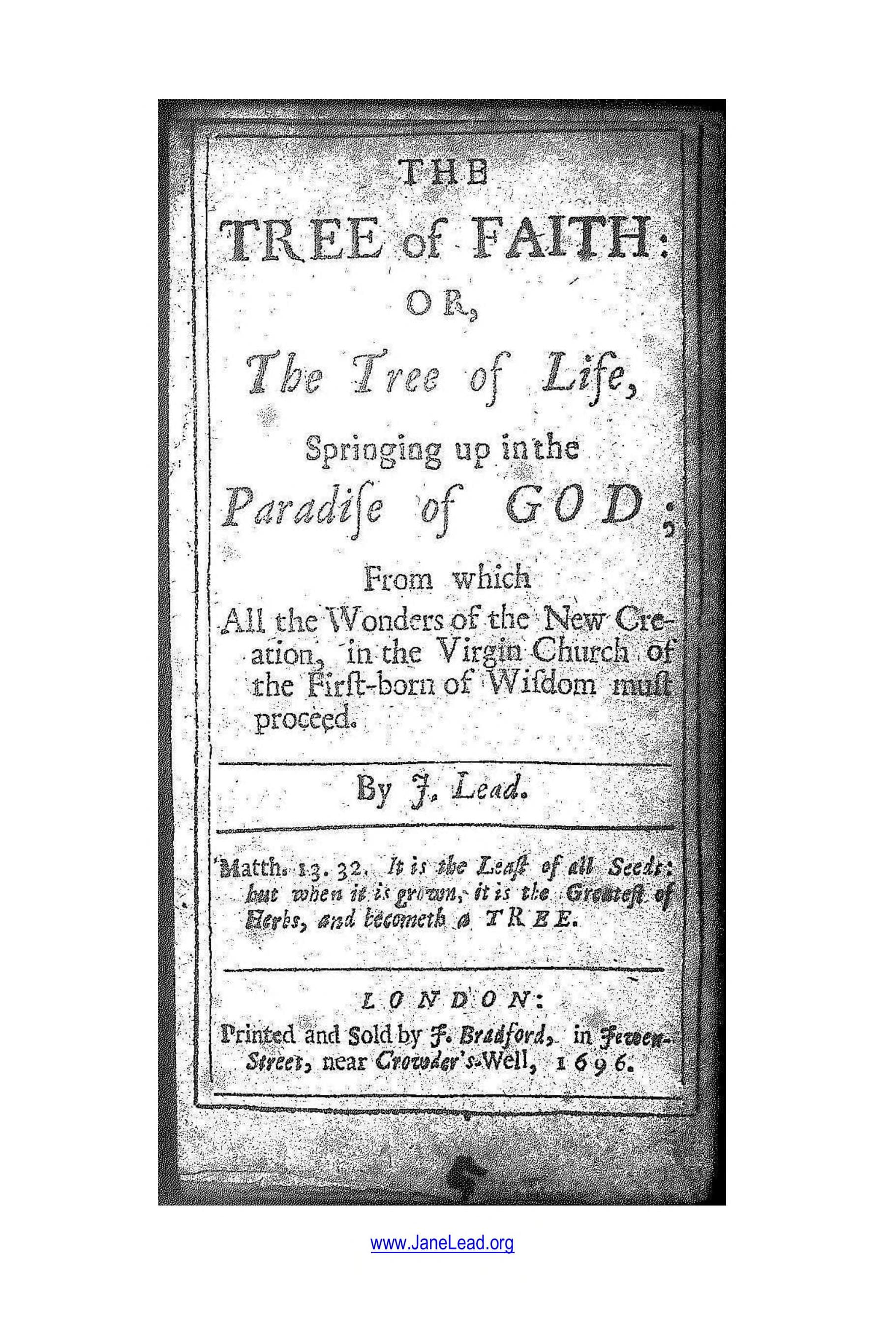 The Tree of Faith
