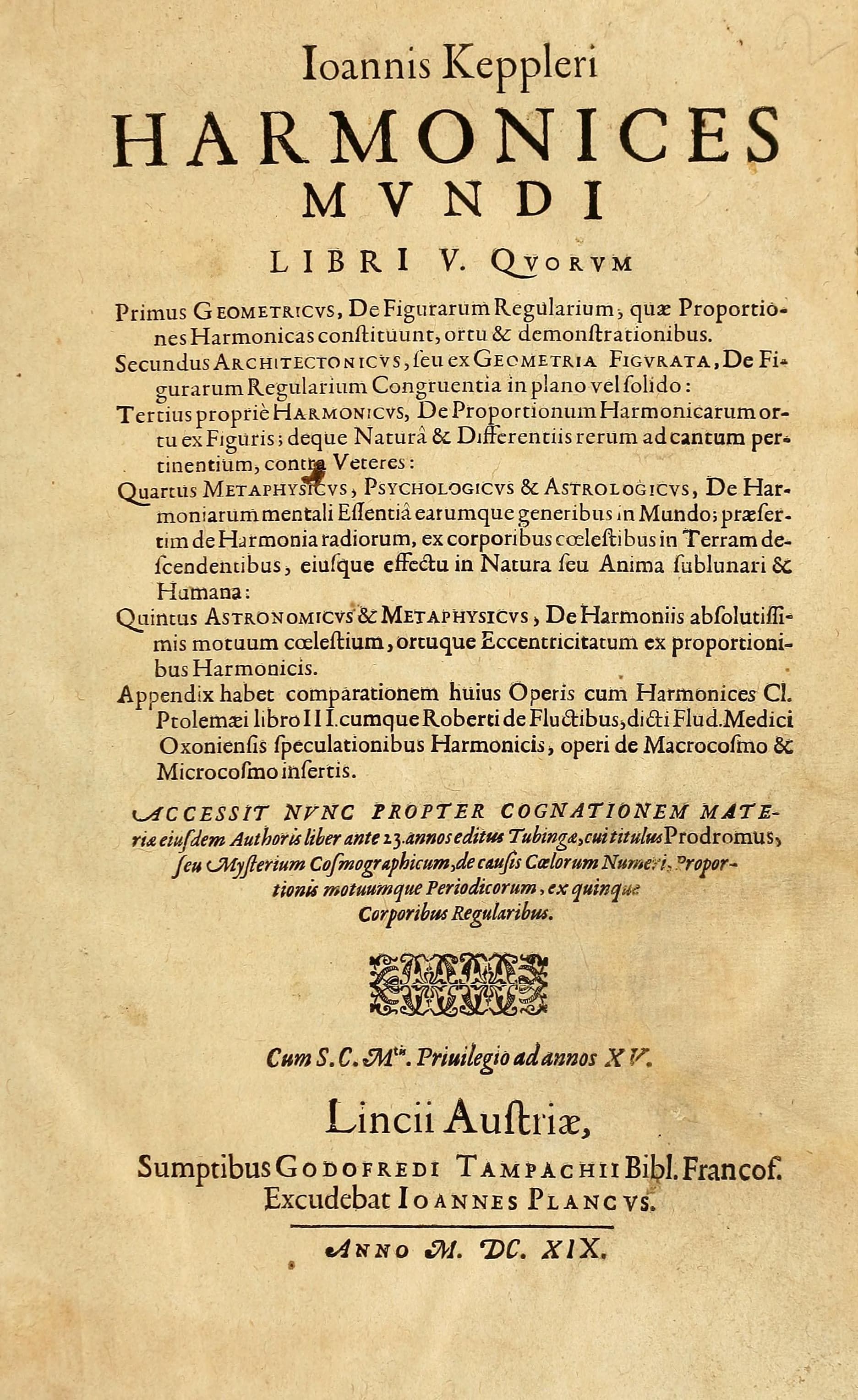 Harmonices mundi libri V