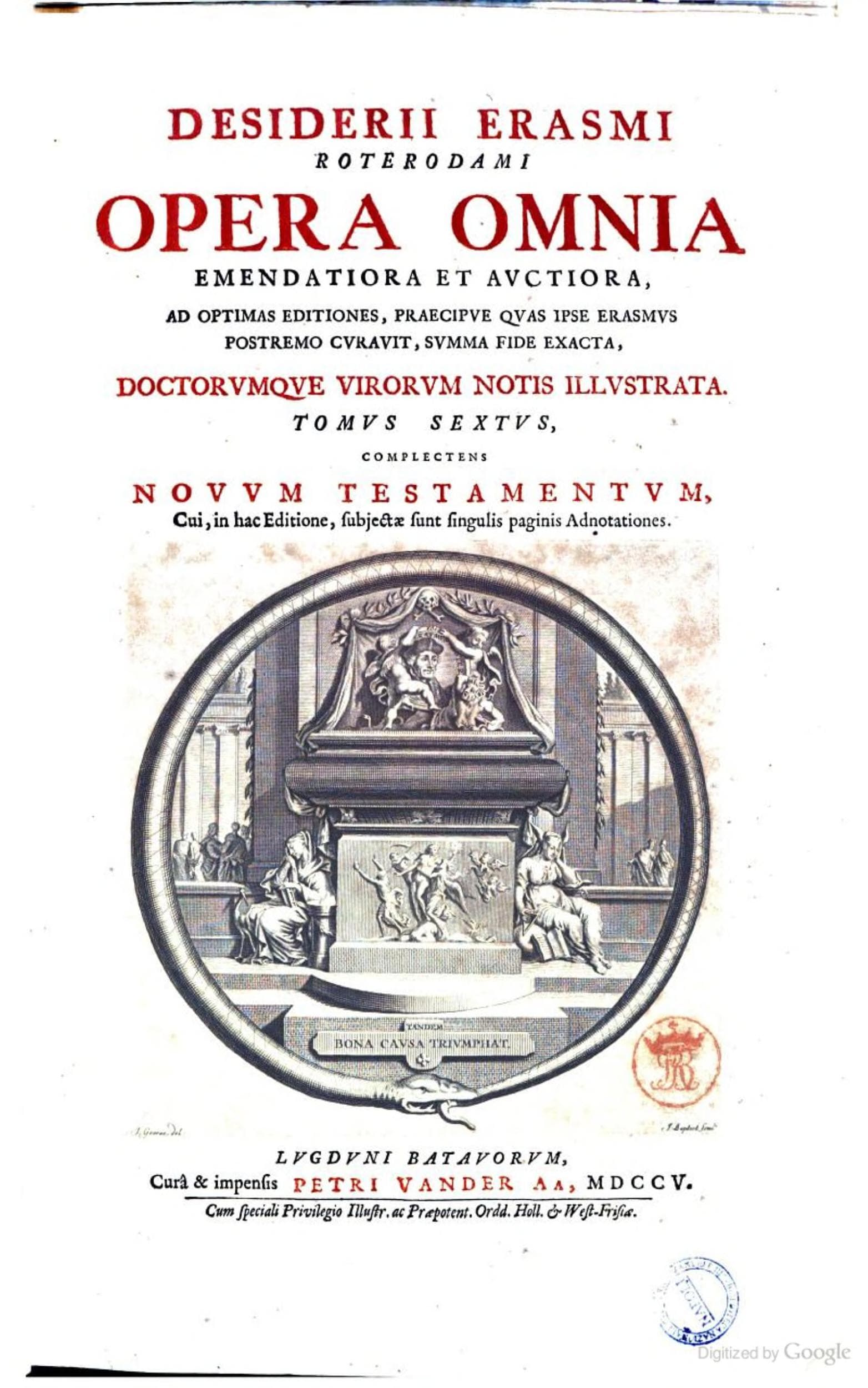 Erasmus Opera Omnia - Novum Testamentum