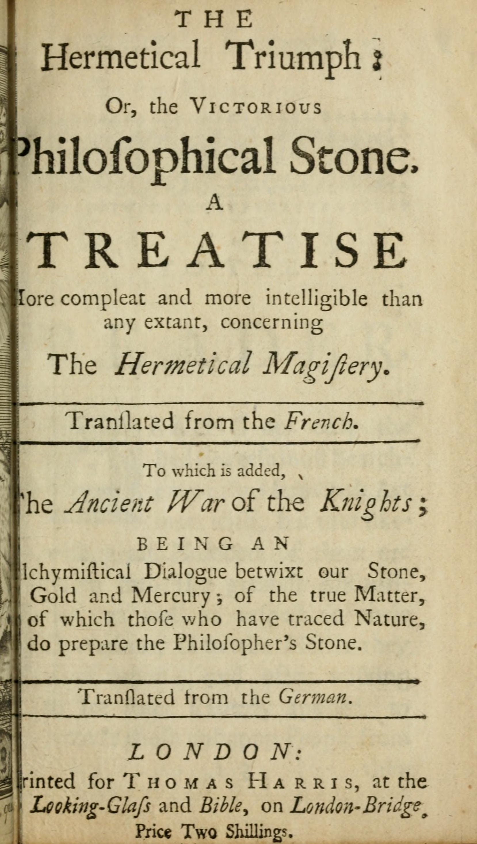 The Hermetical Triumph; or, The Victorious Philosophical Stone