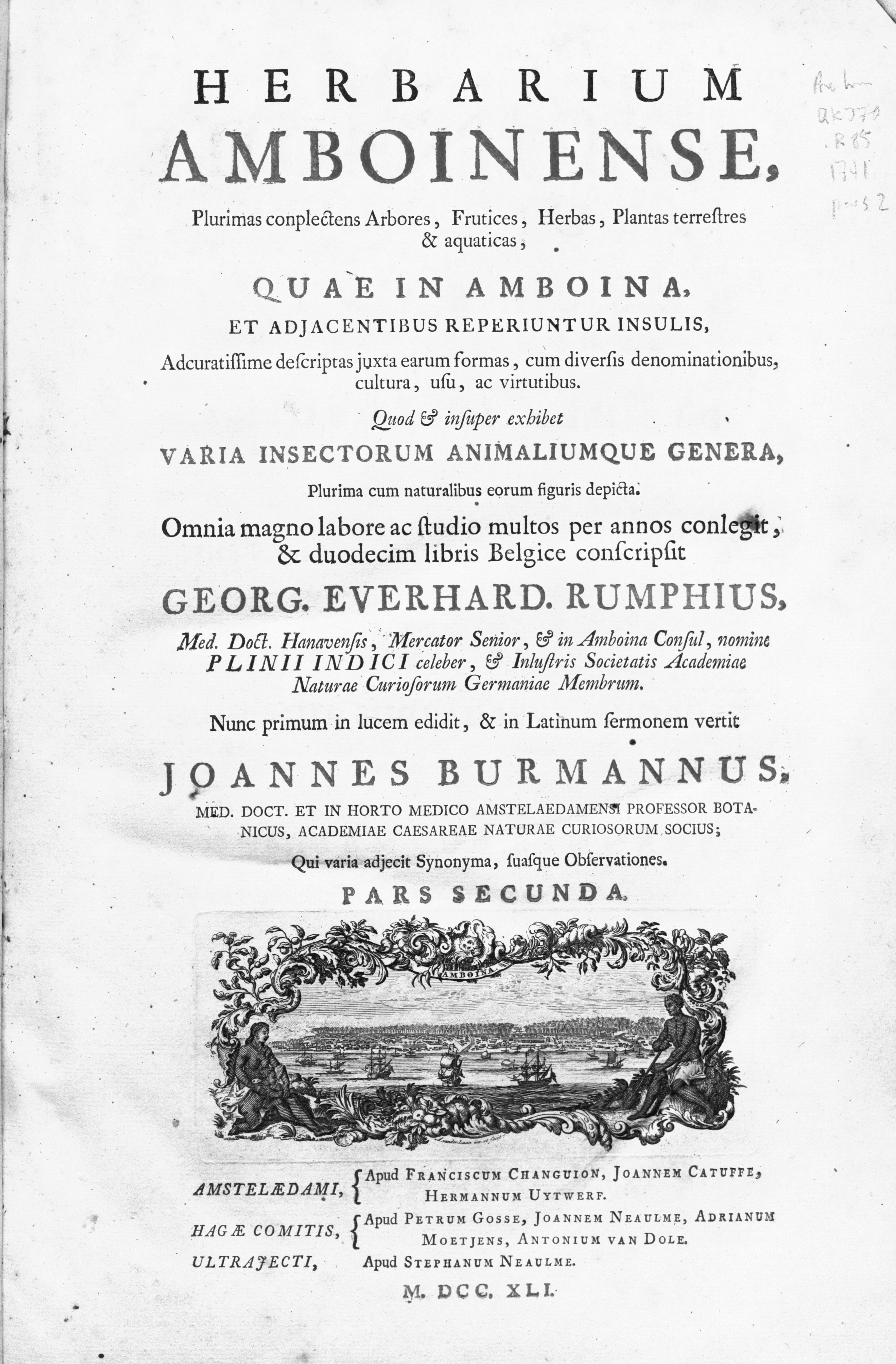 Herbarium Amboinense Vol. 2