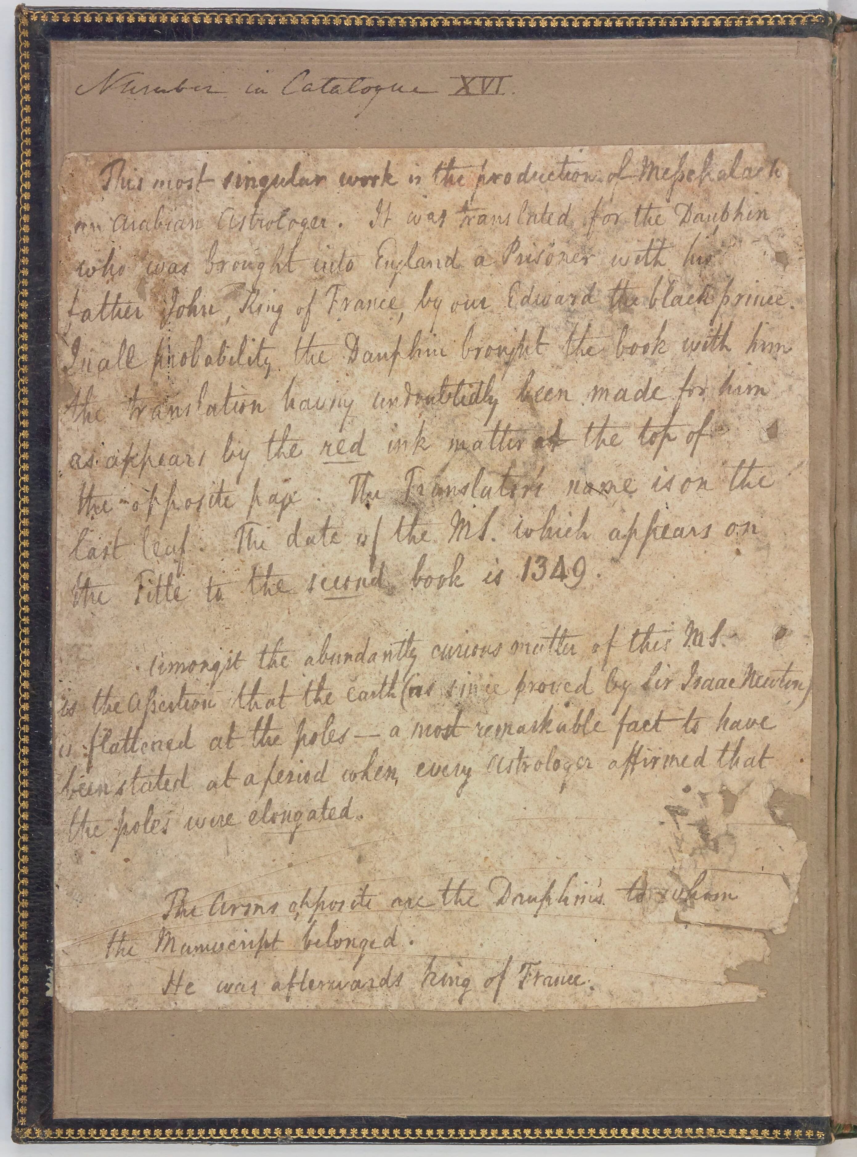 Traités d'astrologie arabe (Zahel, Messahallah)