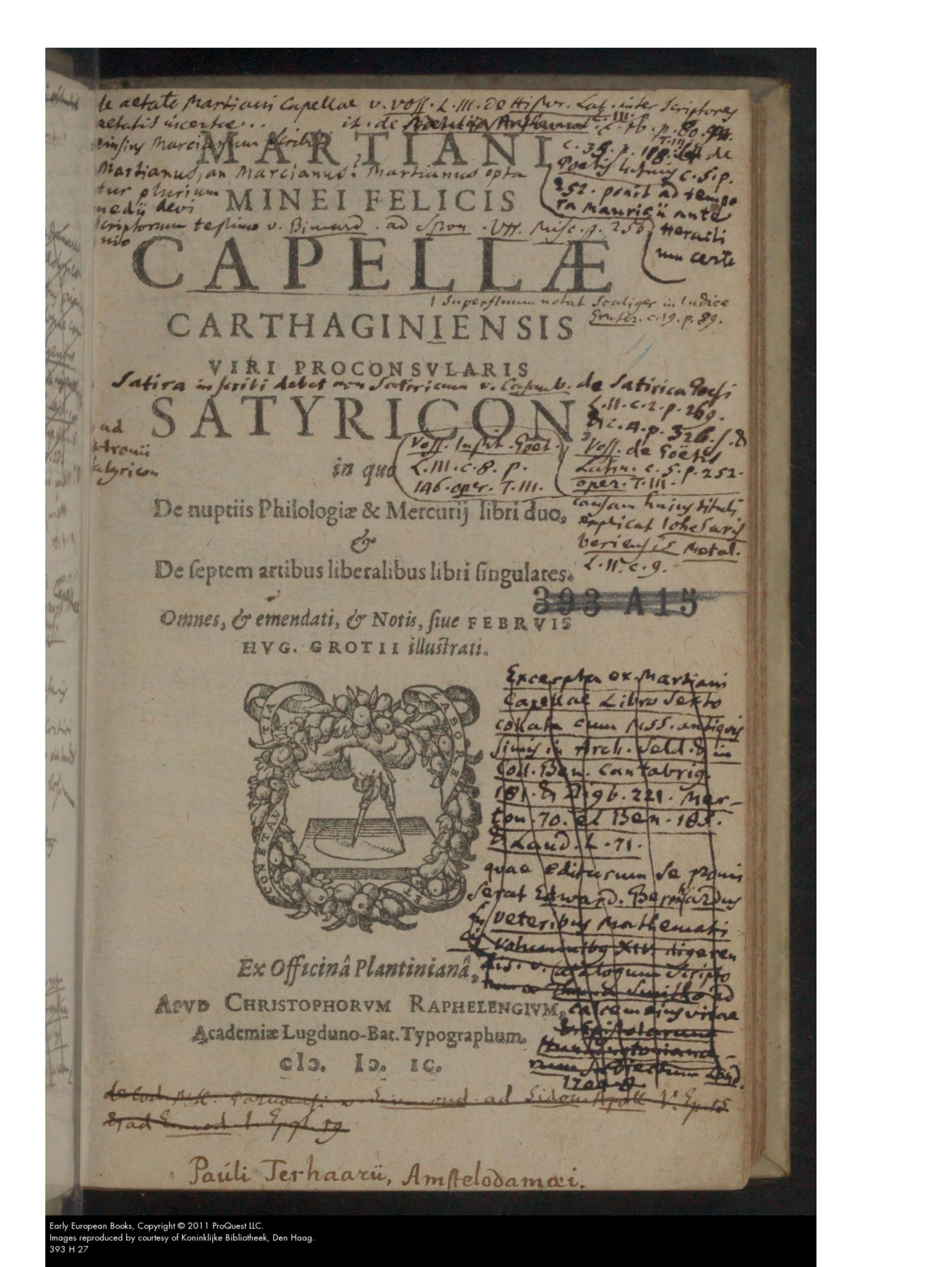 Satyricon: De Nuptiis Philologiae et Mercurii