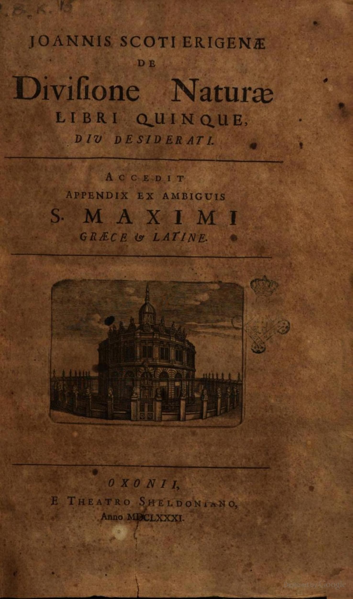 De Divisione Naturae libri quinque