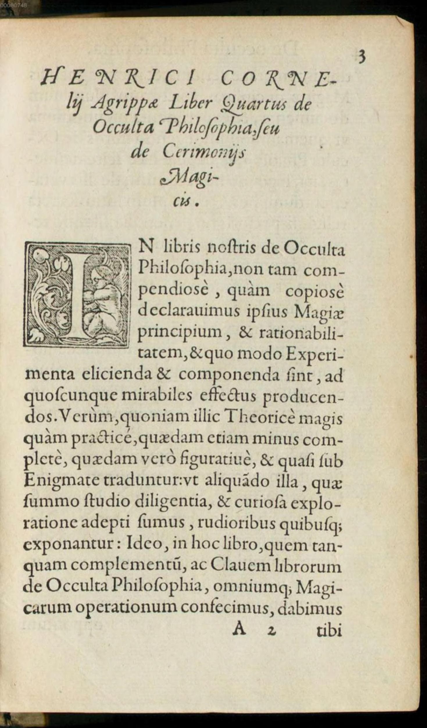De Occulta Philosophia Liber Quartus