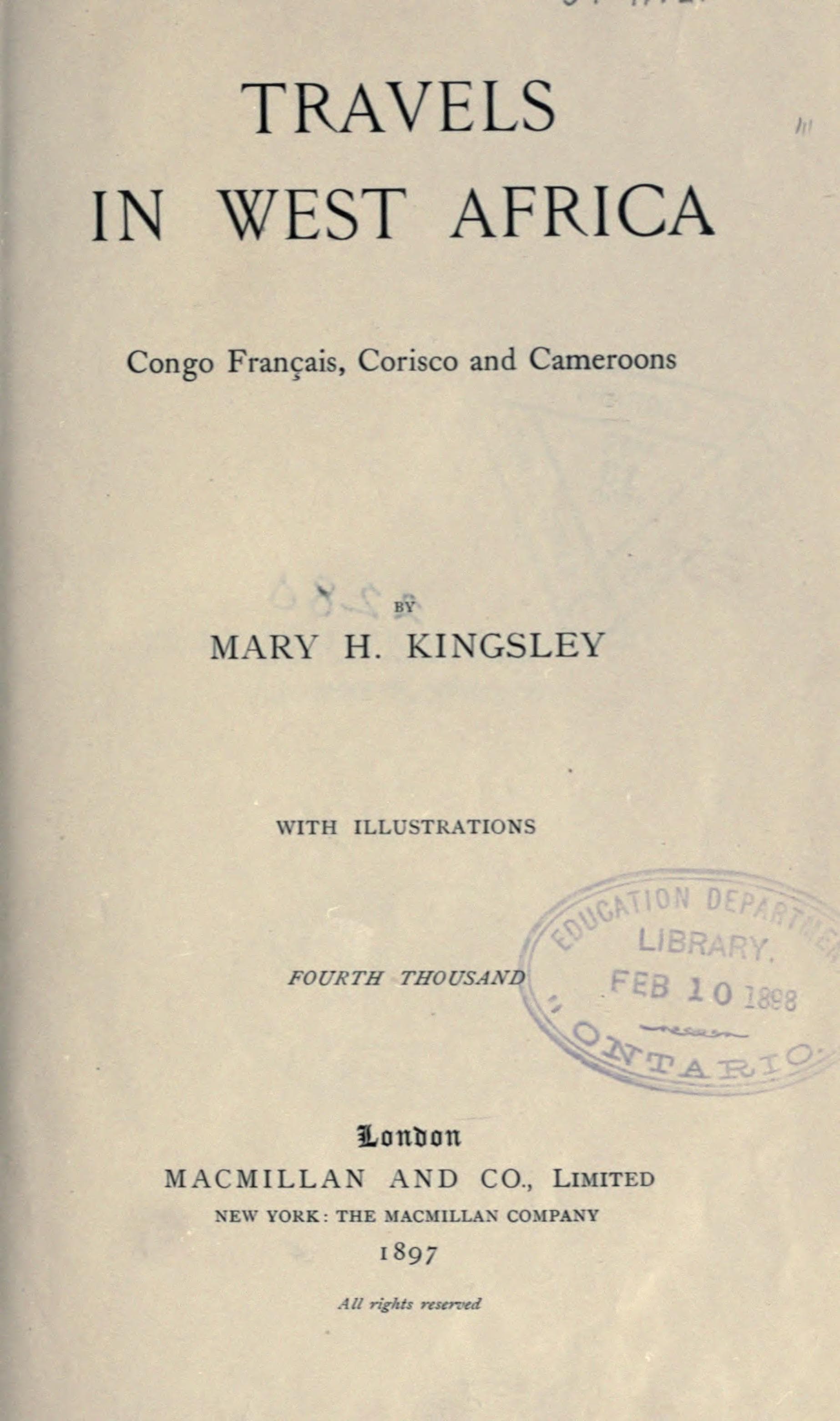 Travels in West Africa