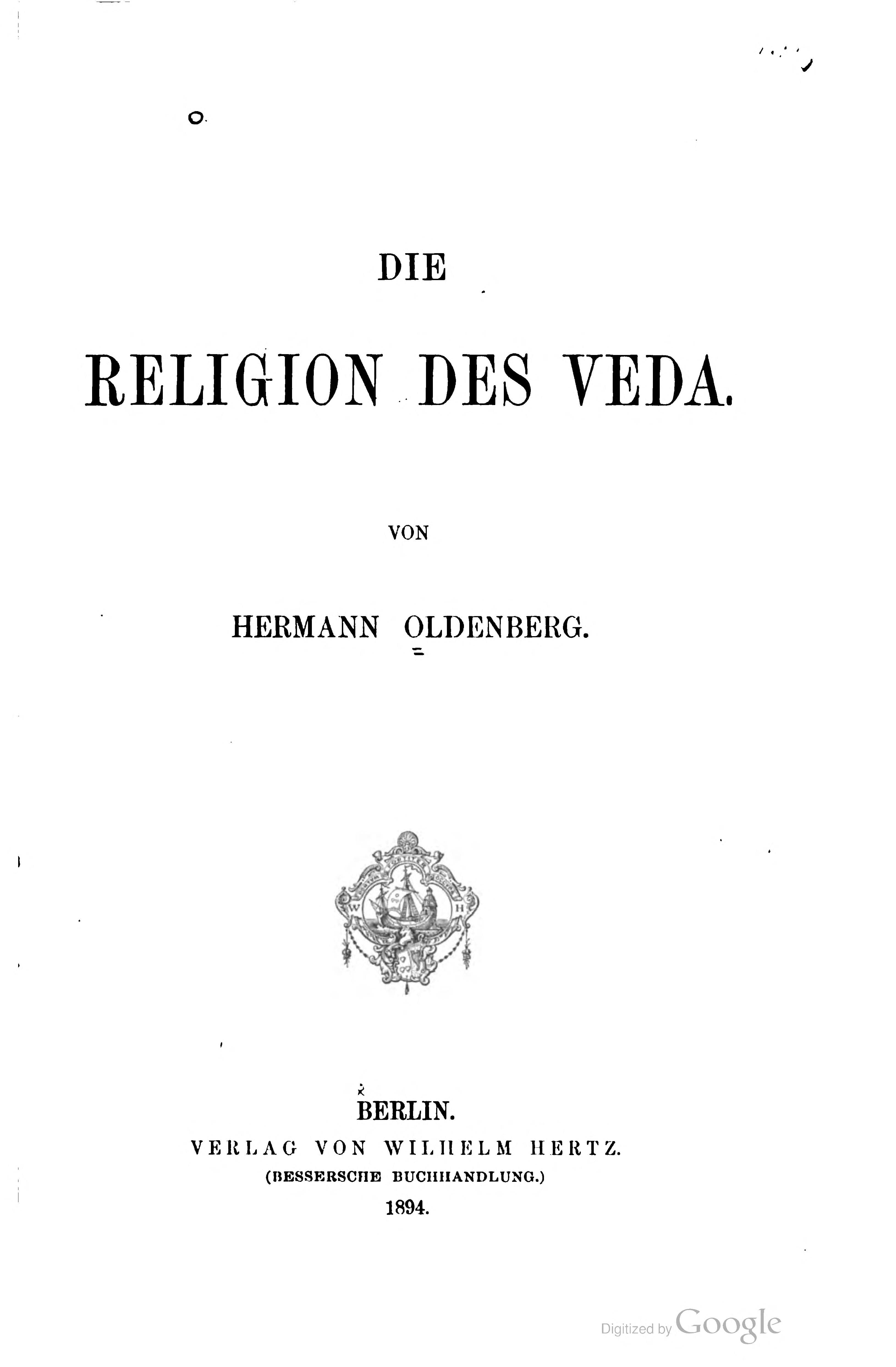 Die Religion des Veda