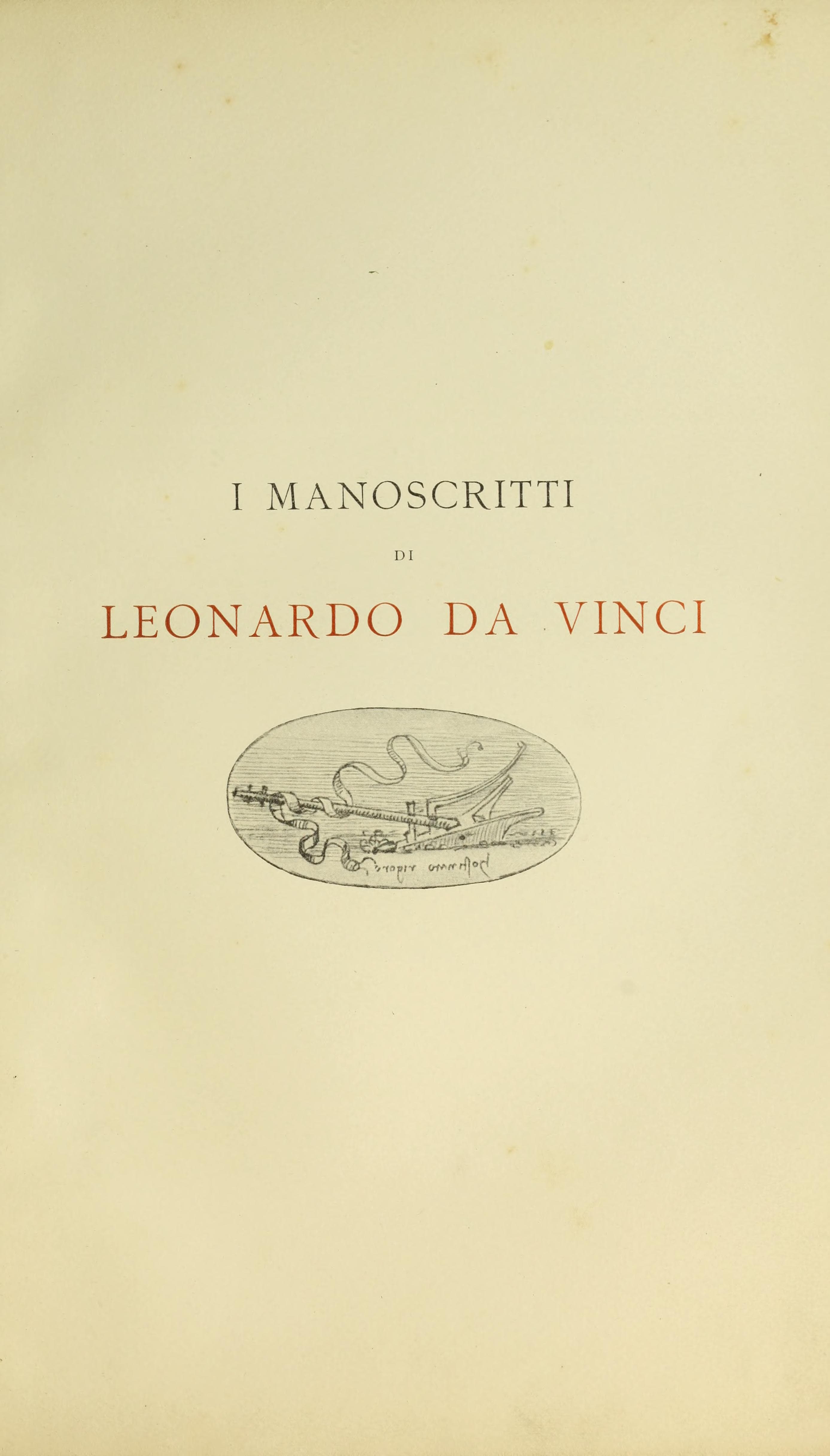 I manoscritti di Leonardo da Vinci