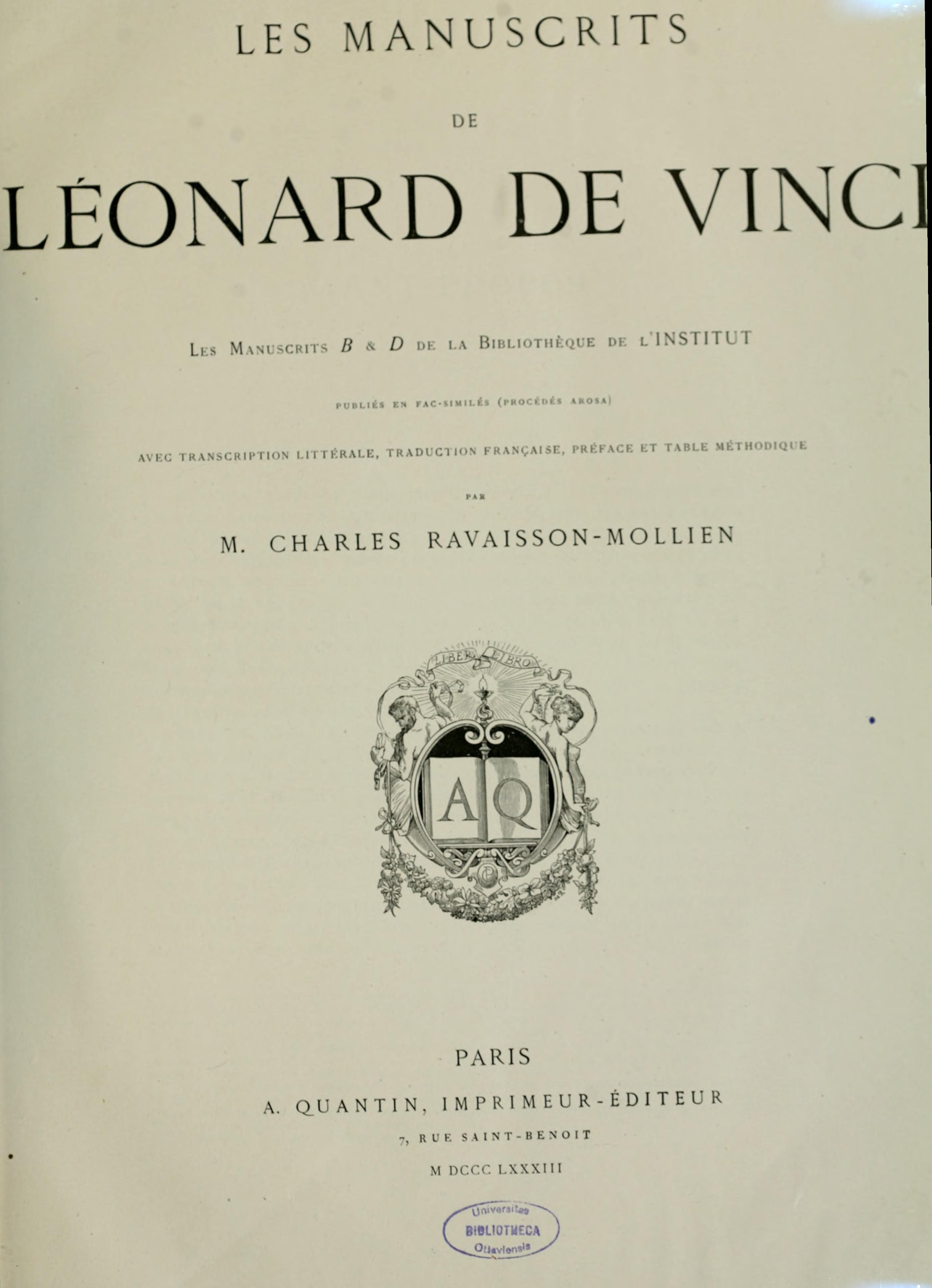 Les manuscrits de Leonard de Vinci, Vol. 2