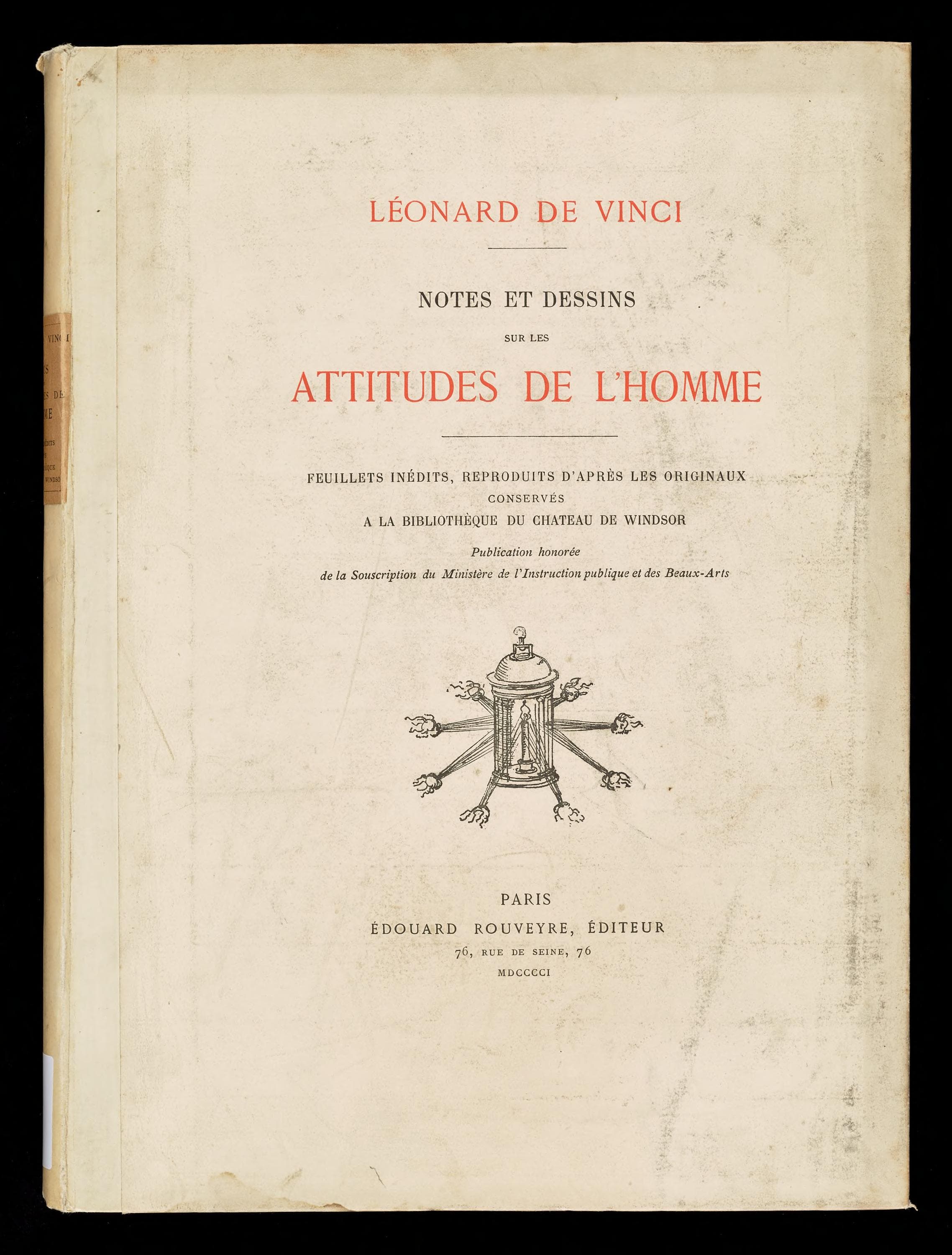 Notes et dessins sur les attitudes de l'homme