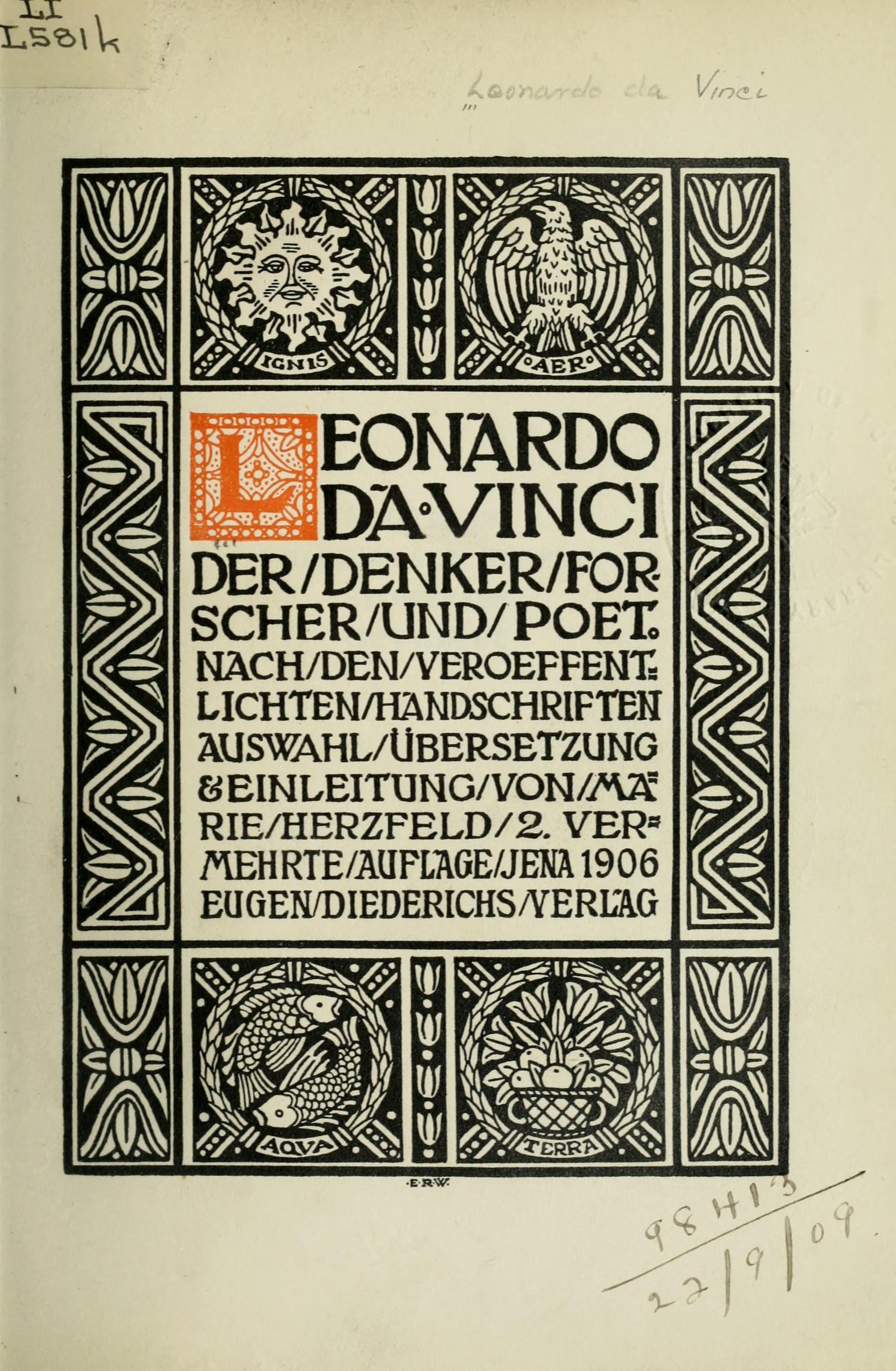 Leonardo da Vinci: der Denker, Forscher und Poet