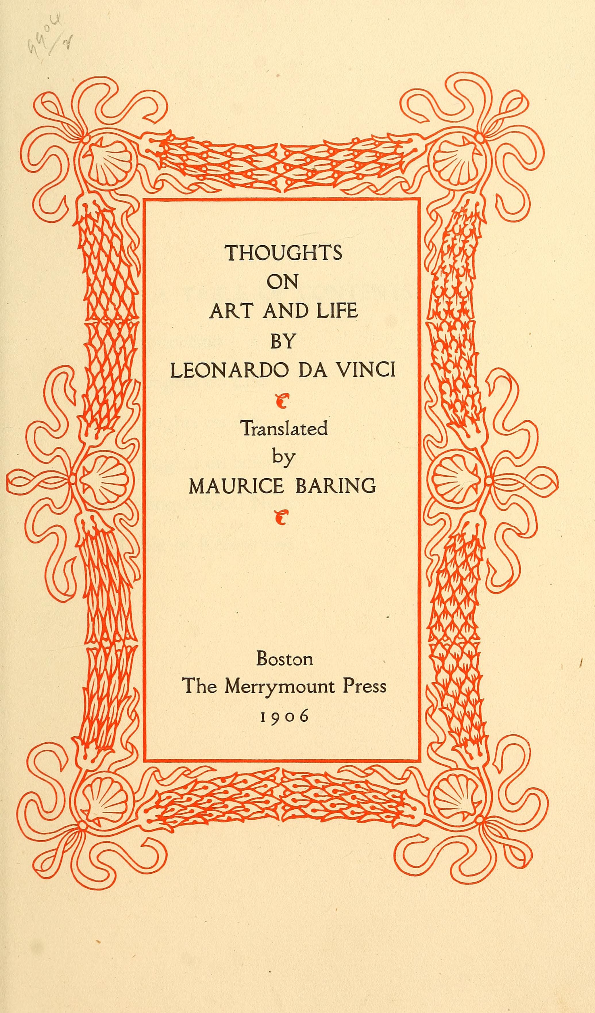 Thoughts on Art and Life