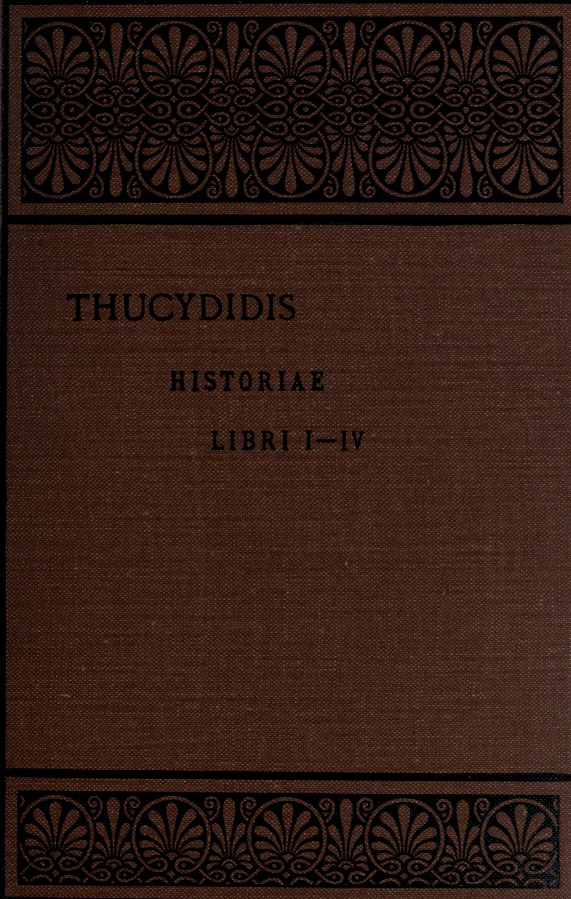 Thucydidis Historiae (Books I-IV)