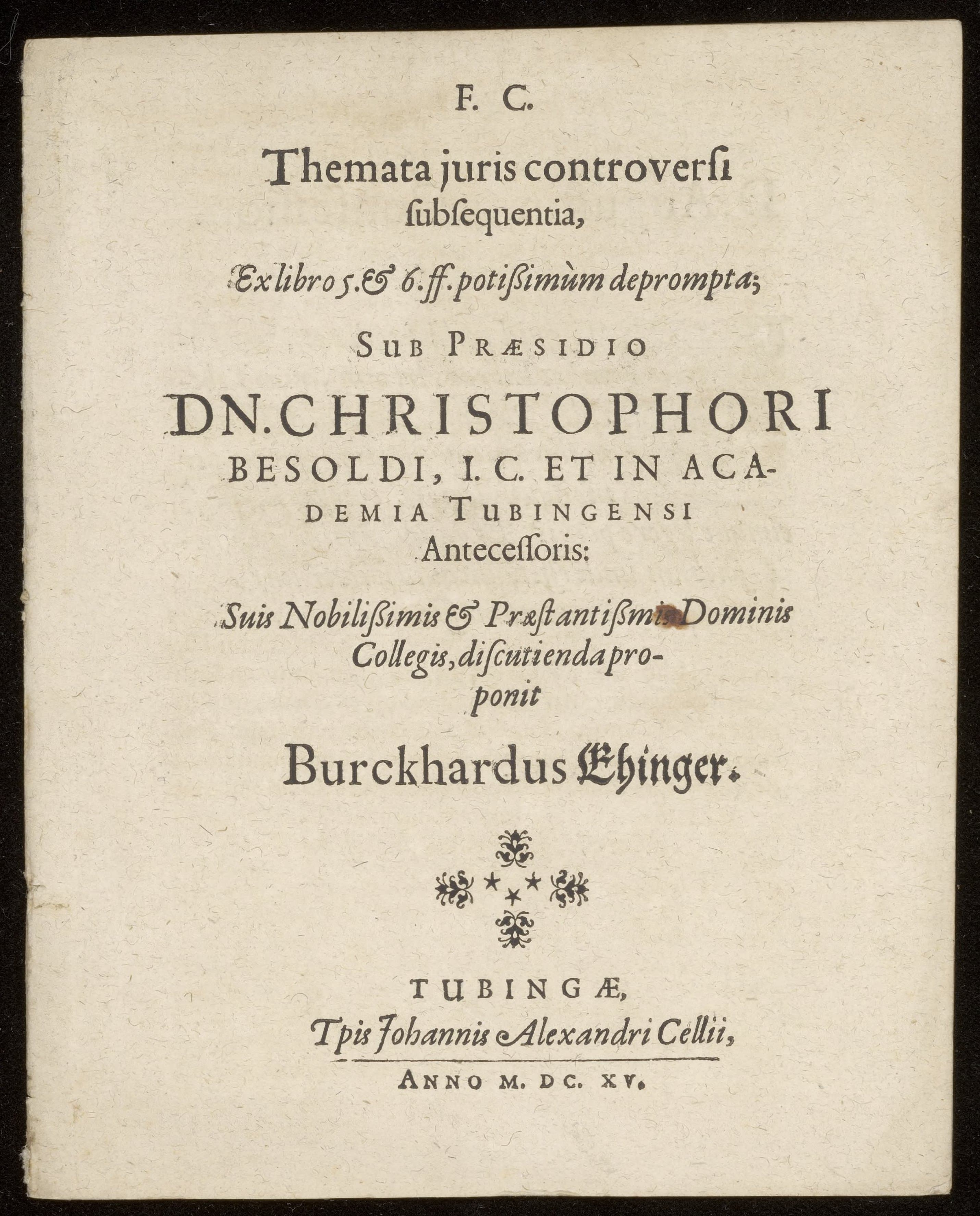 Themata juris controversi subsequentia