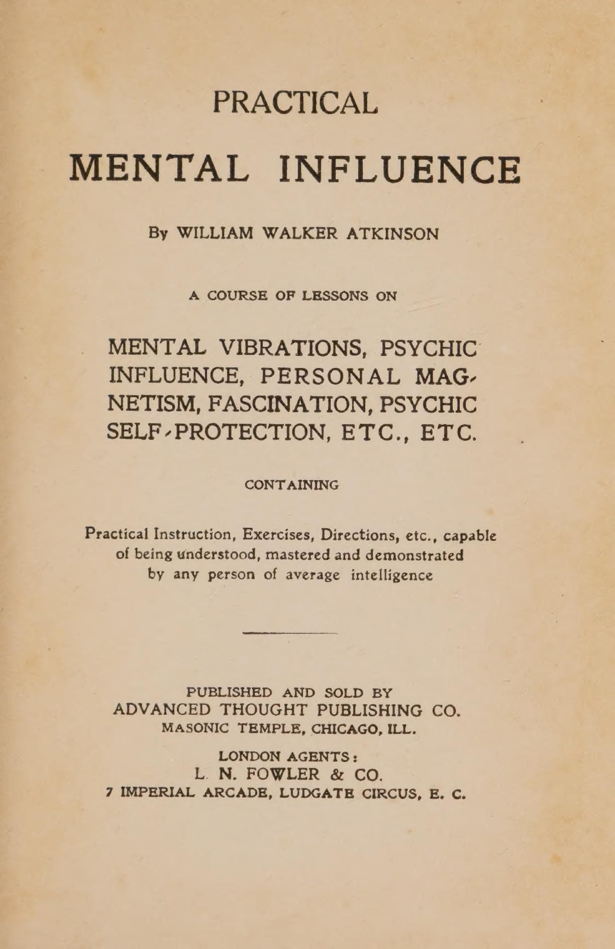 Practical Mental Influence