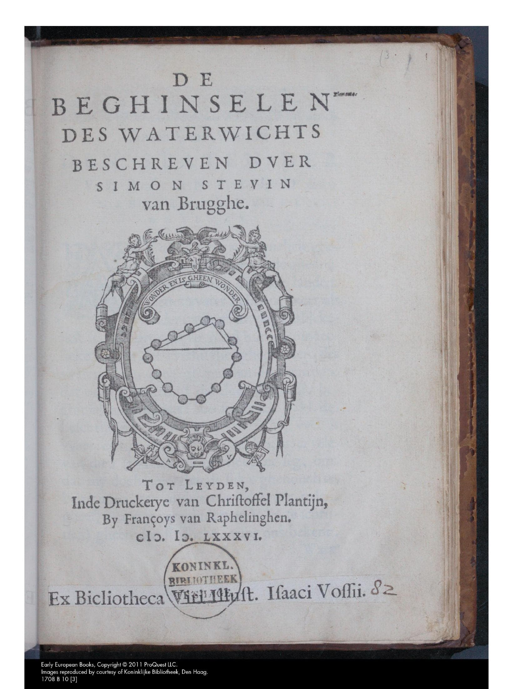 De beghinselen des waterwichts