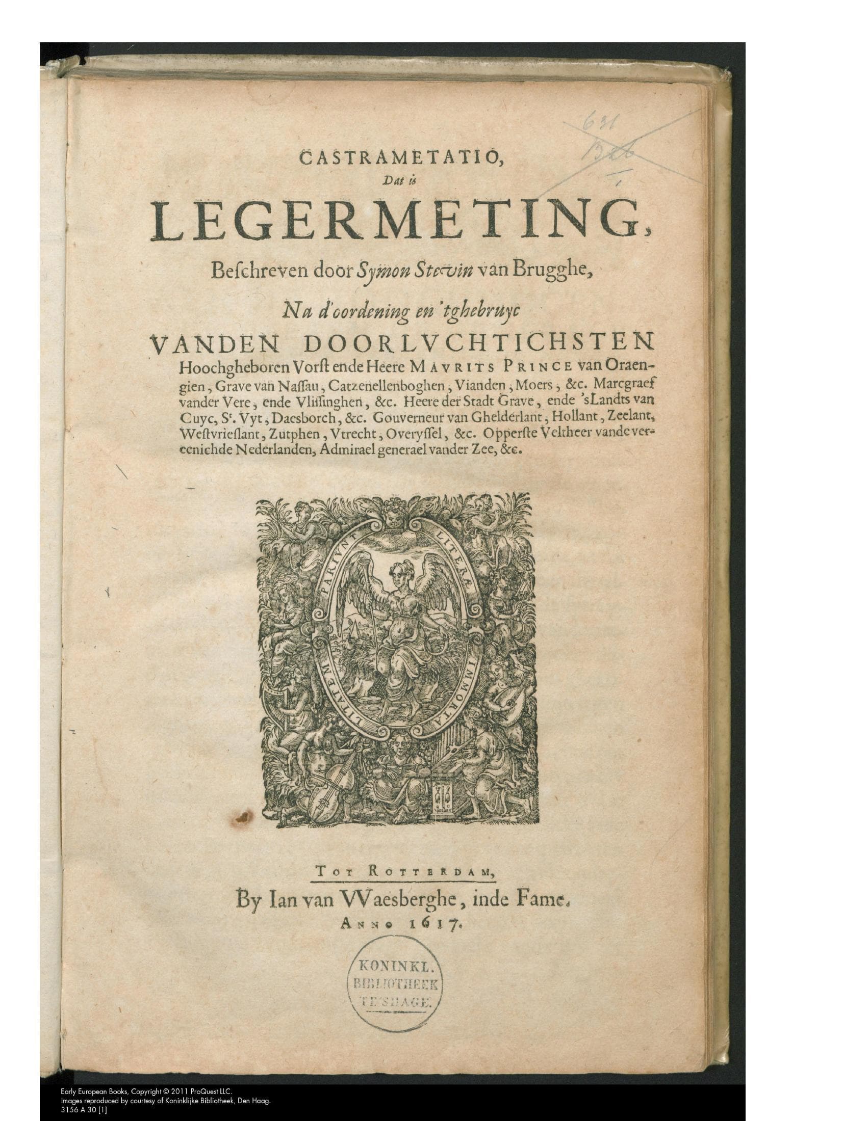 Castrametatio, dat is legermeting