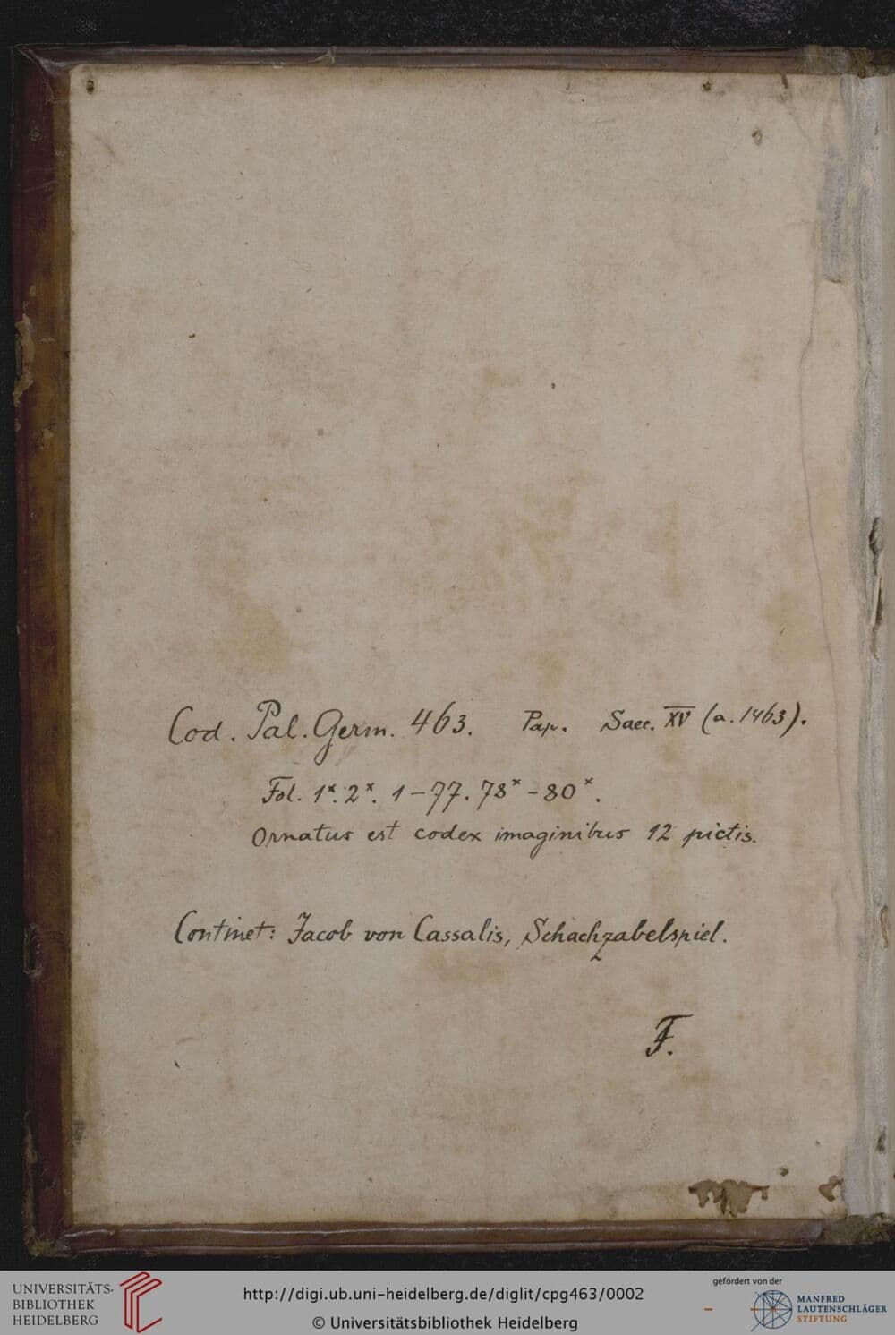 Schachzabelbuch (Liber de ludo scaccorum)