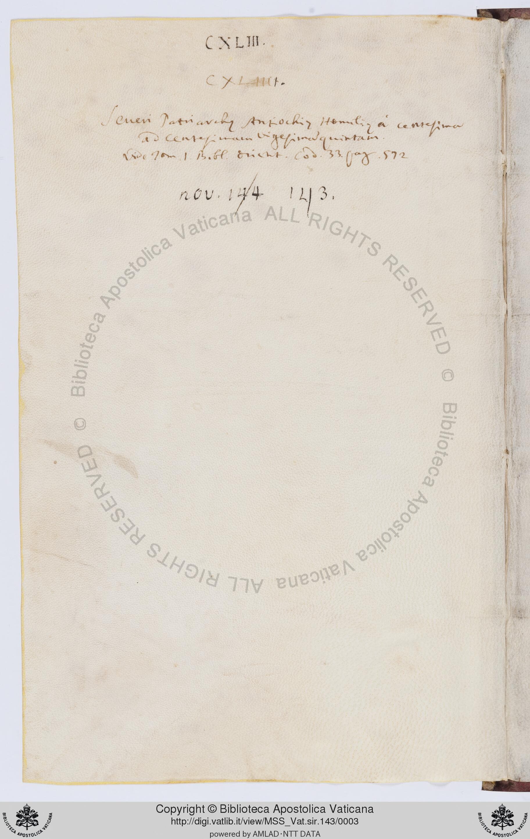 Cathedral Homilies (tr. Paul of Callinicum)