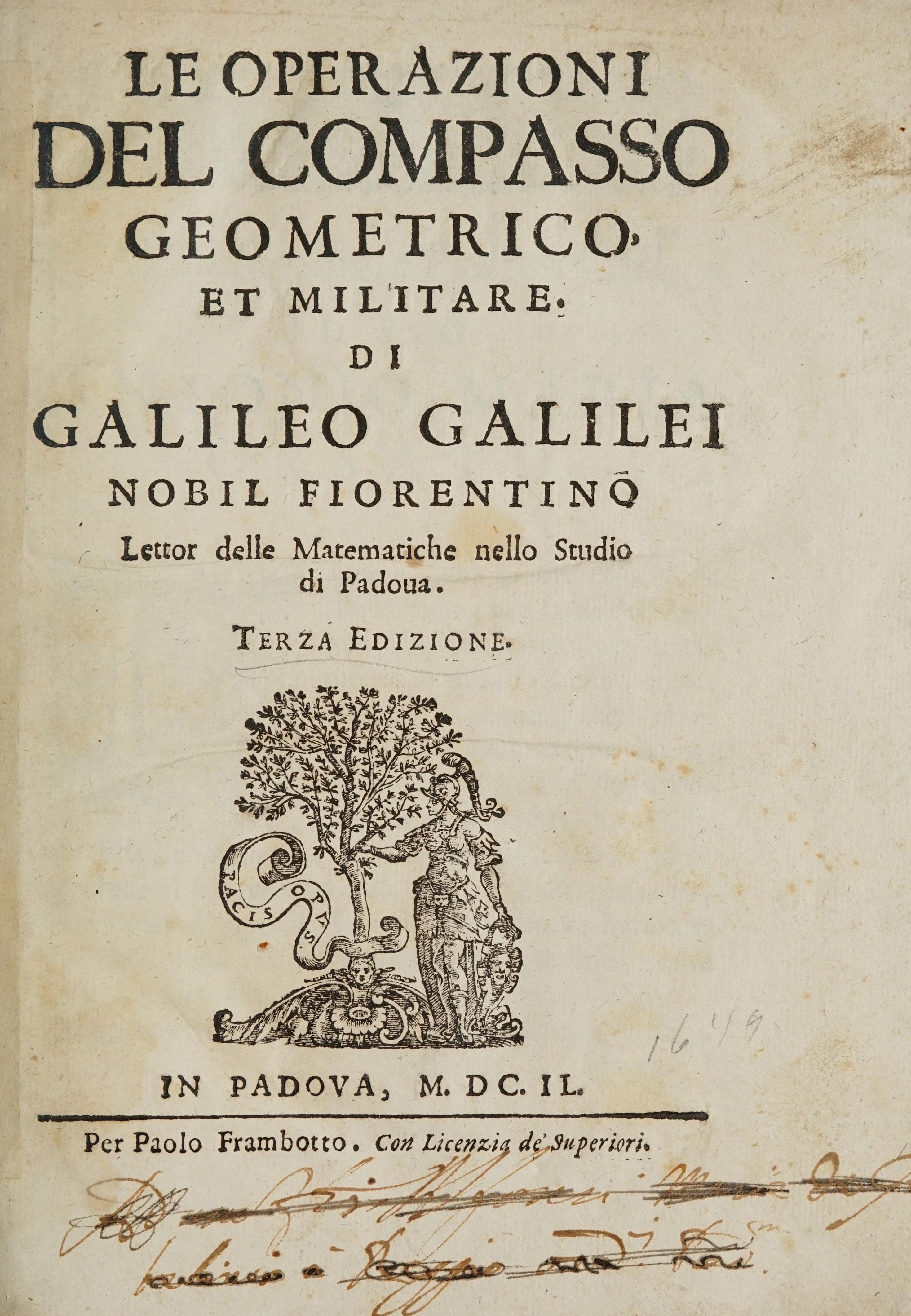 Le operazioni del compasso geometrico et militare