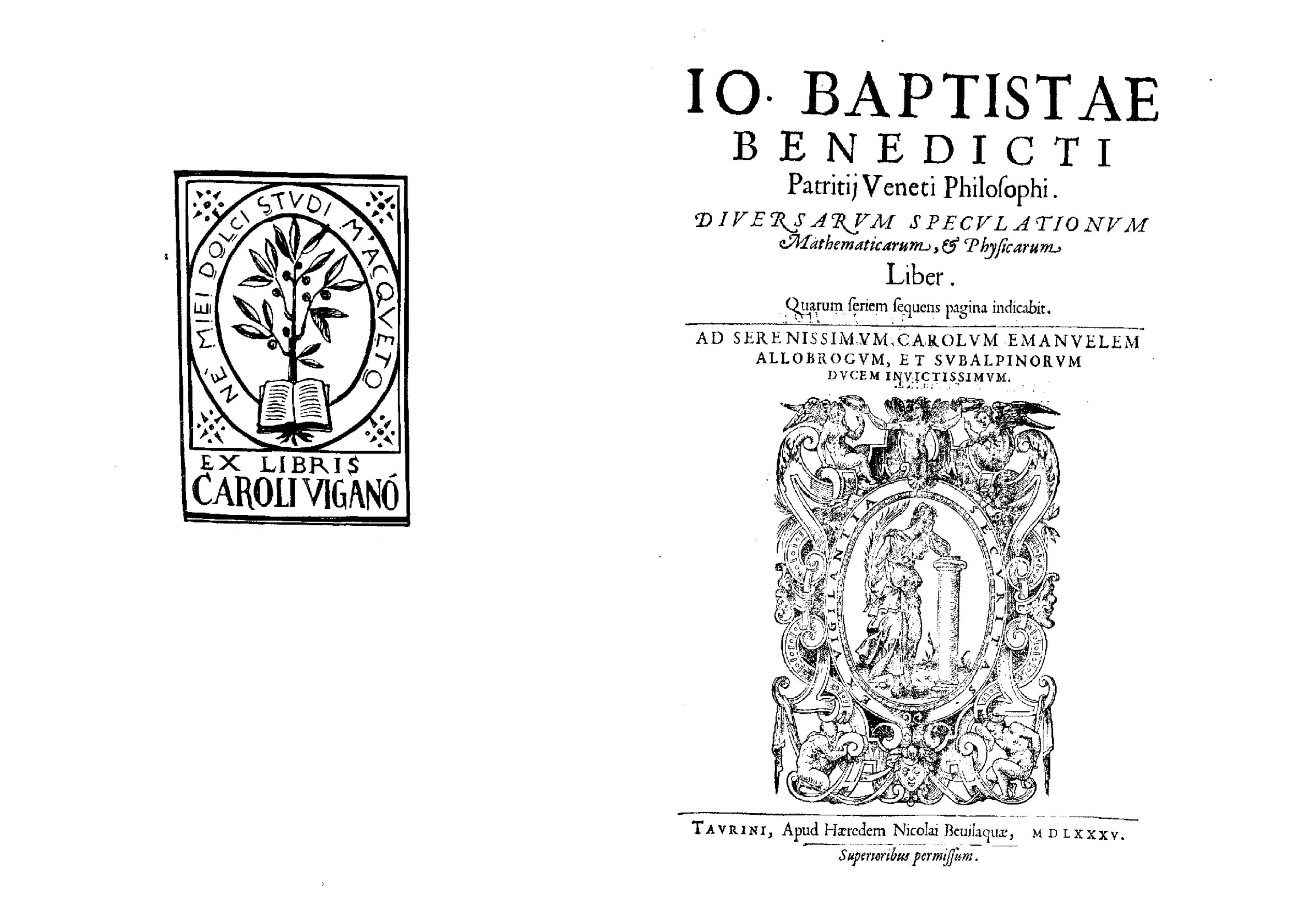 Diversarum speculationum mathematicarum & physicarum liber