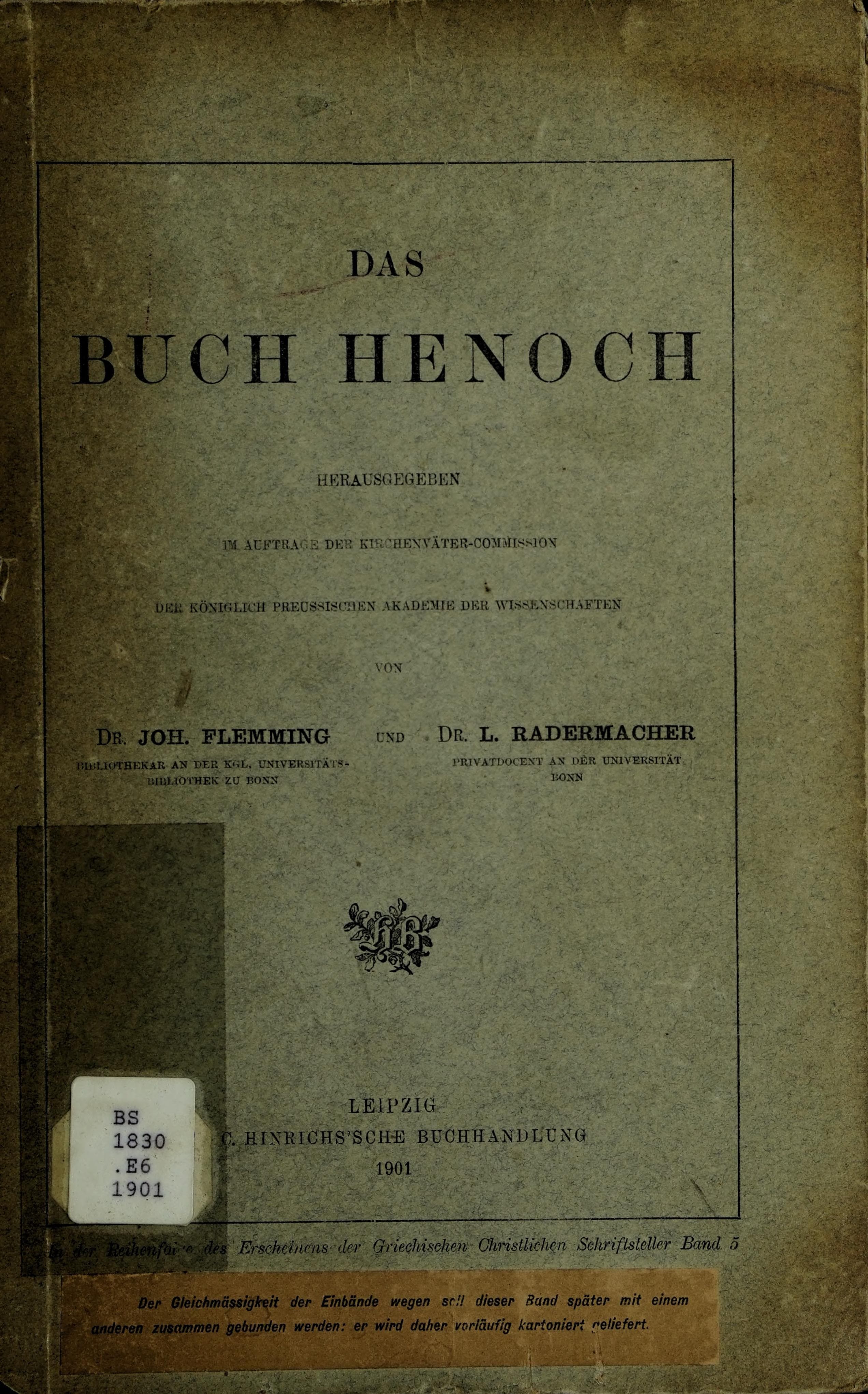 Das Buch Henoch