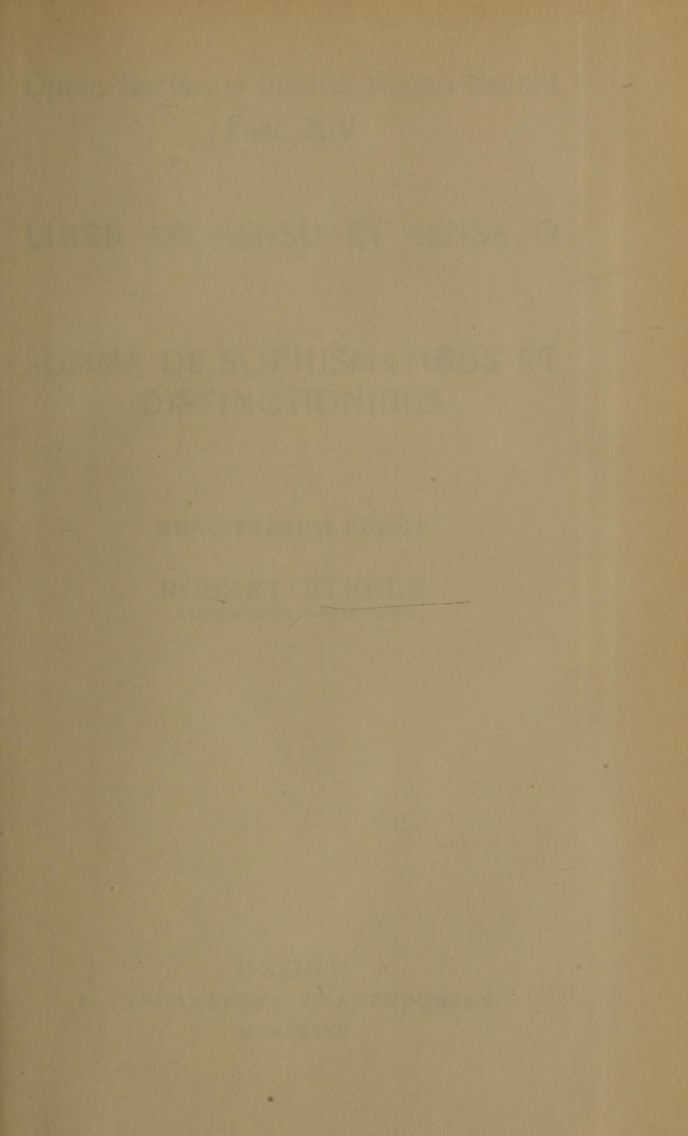 Opera hactenus inedita, Fasciculus 14