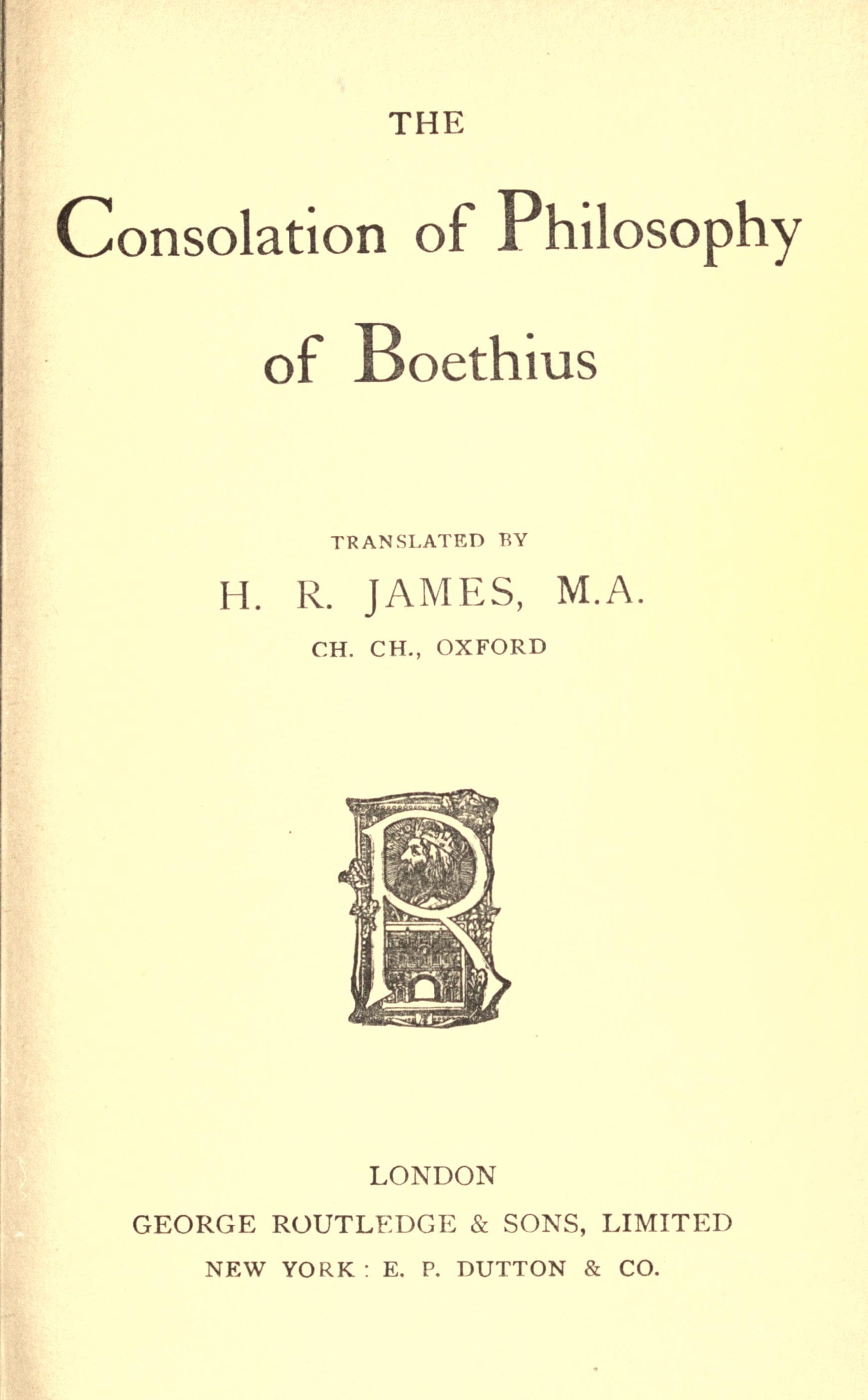 The Consolation of Philosophy