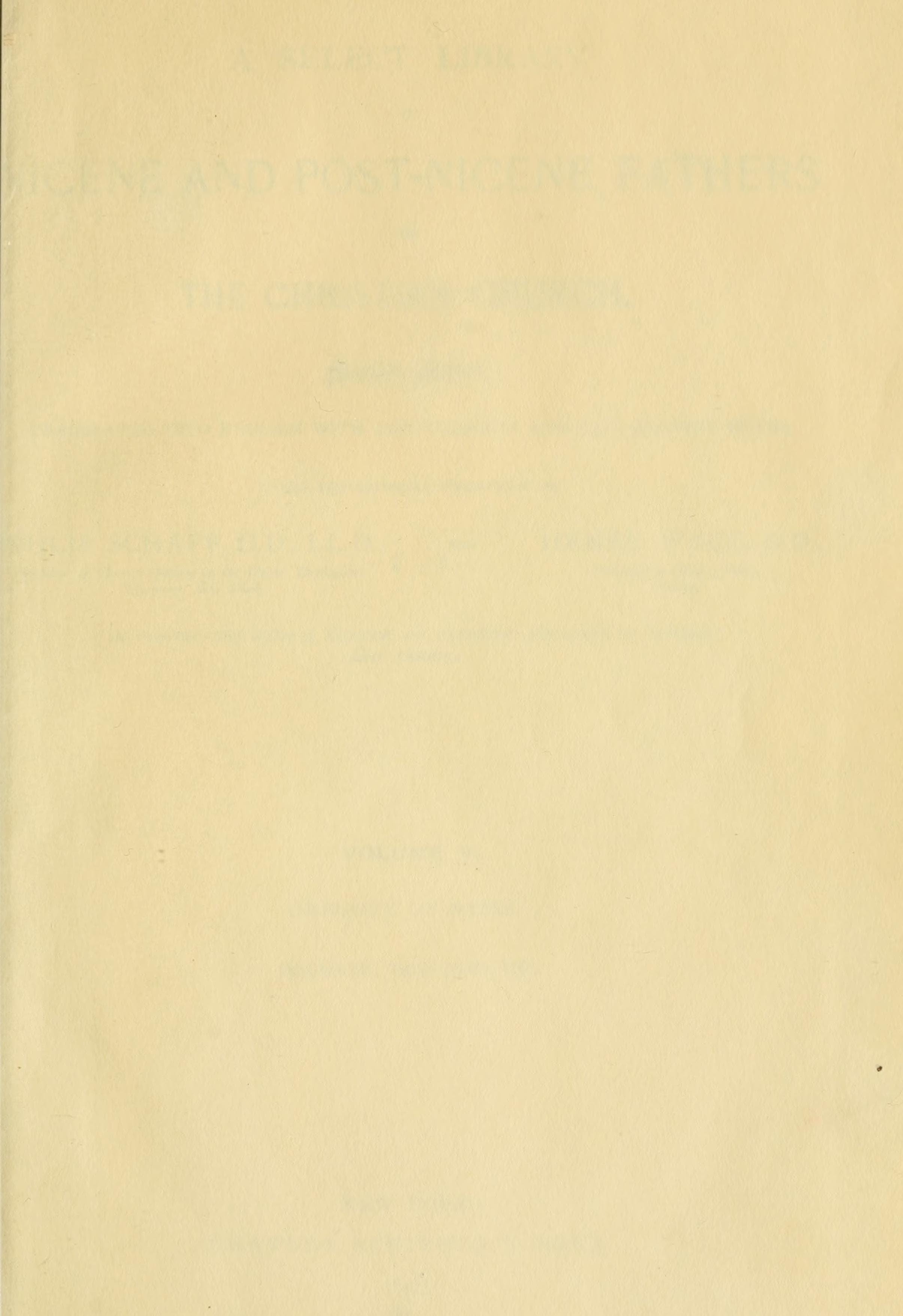 Nicene and Post-Nicene Fathers, Series 2, Vol. 5 (Gregory of Nyssa)