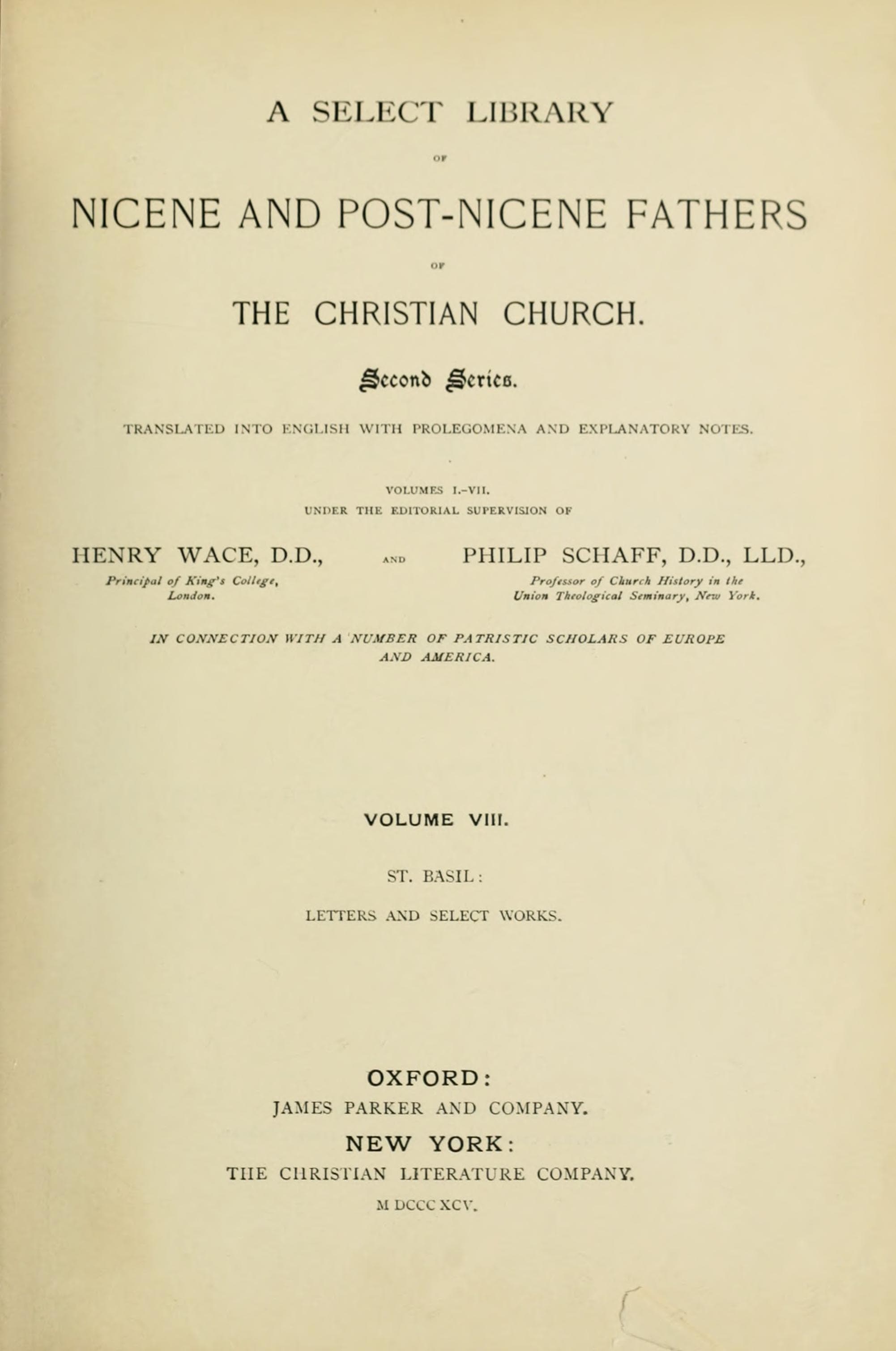 Nicene and Post-Nicene Fathers, Series 1, Vol. 8 (Augustine: Exposition on Psalms)