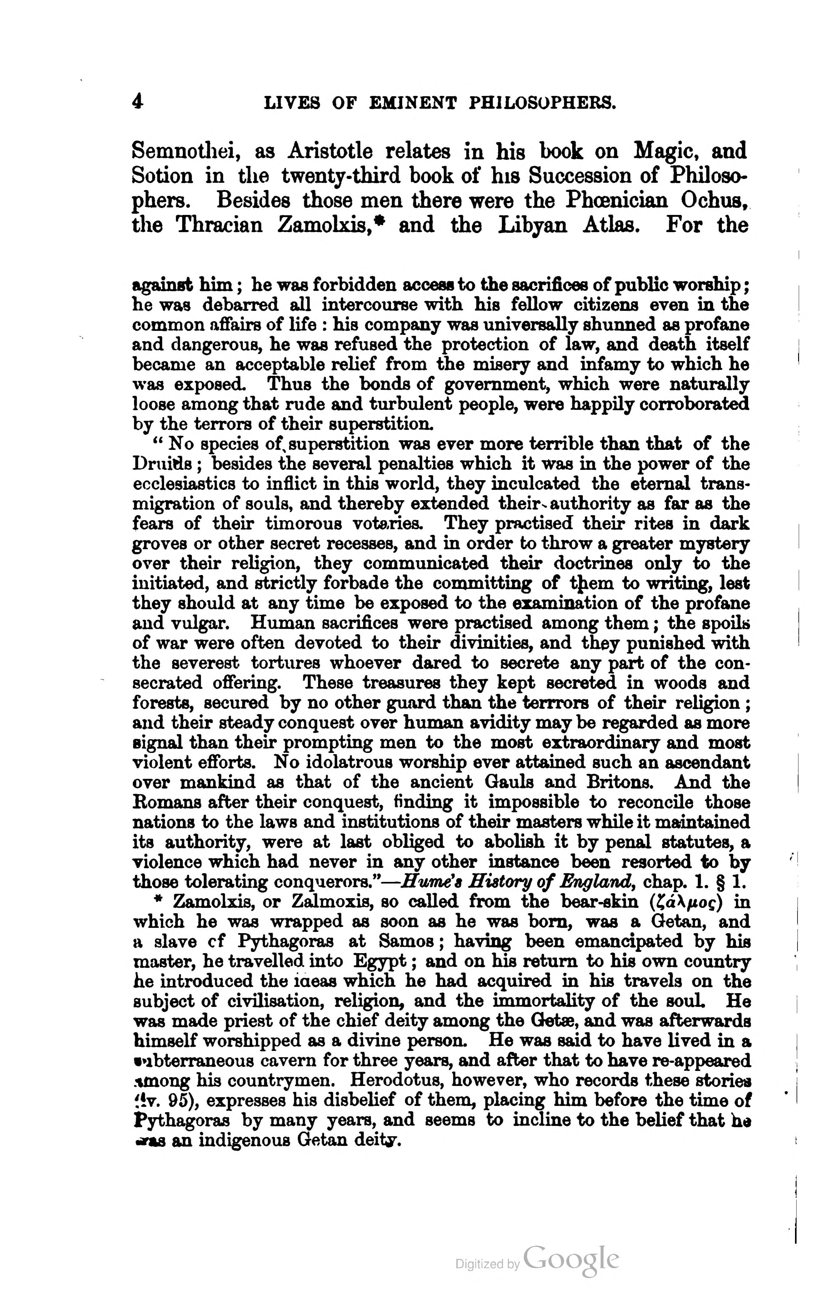 The Lives and Opinions of Eminent Philosophers