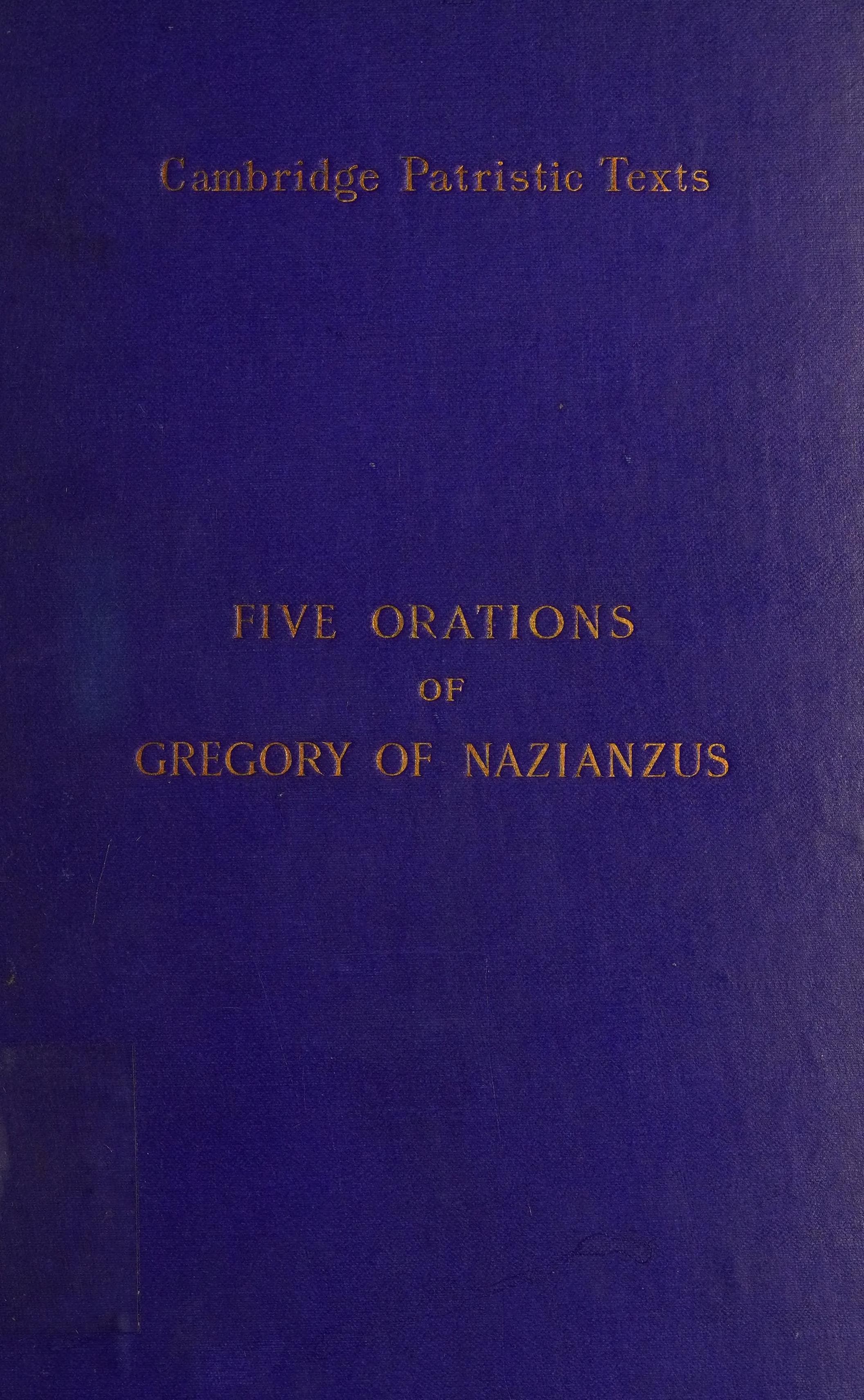 Five Theological Orations