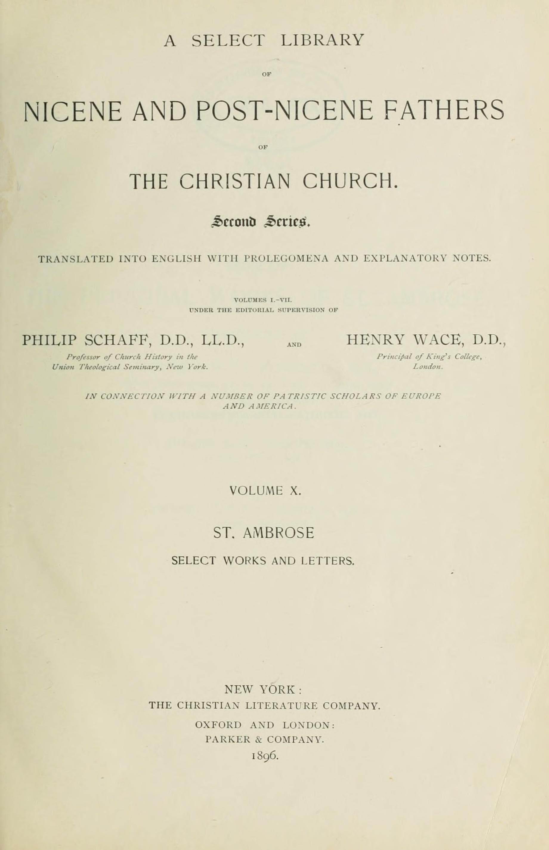 Nicene and Post-Nicene Fathers, Series 1, Vol. 10 (Chrysostom: Homilies on Matthew)