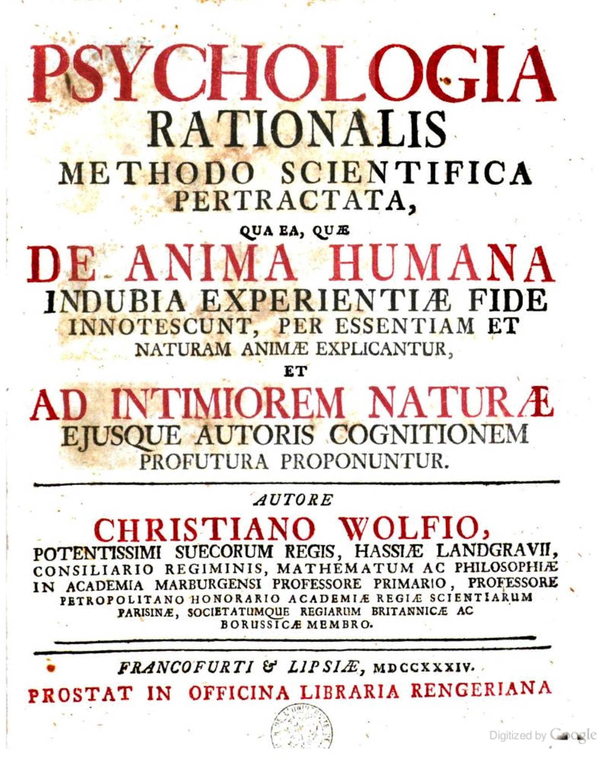 Psychologia Rationalis