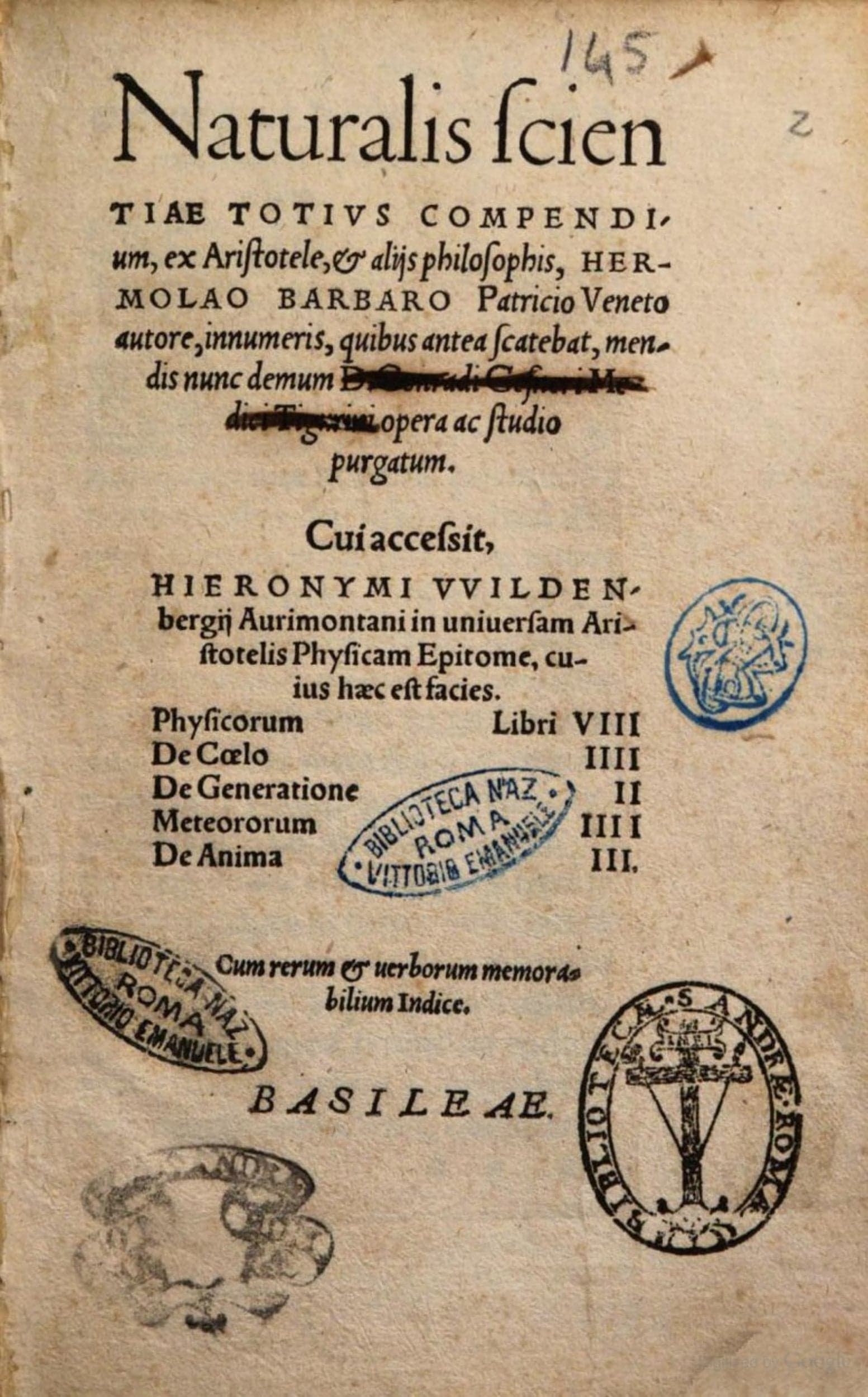 Naturalis Scientiae Totius Compendium