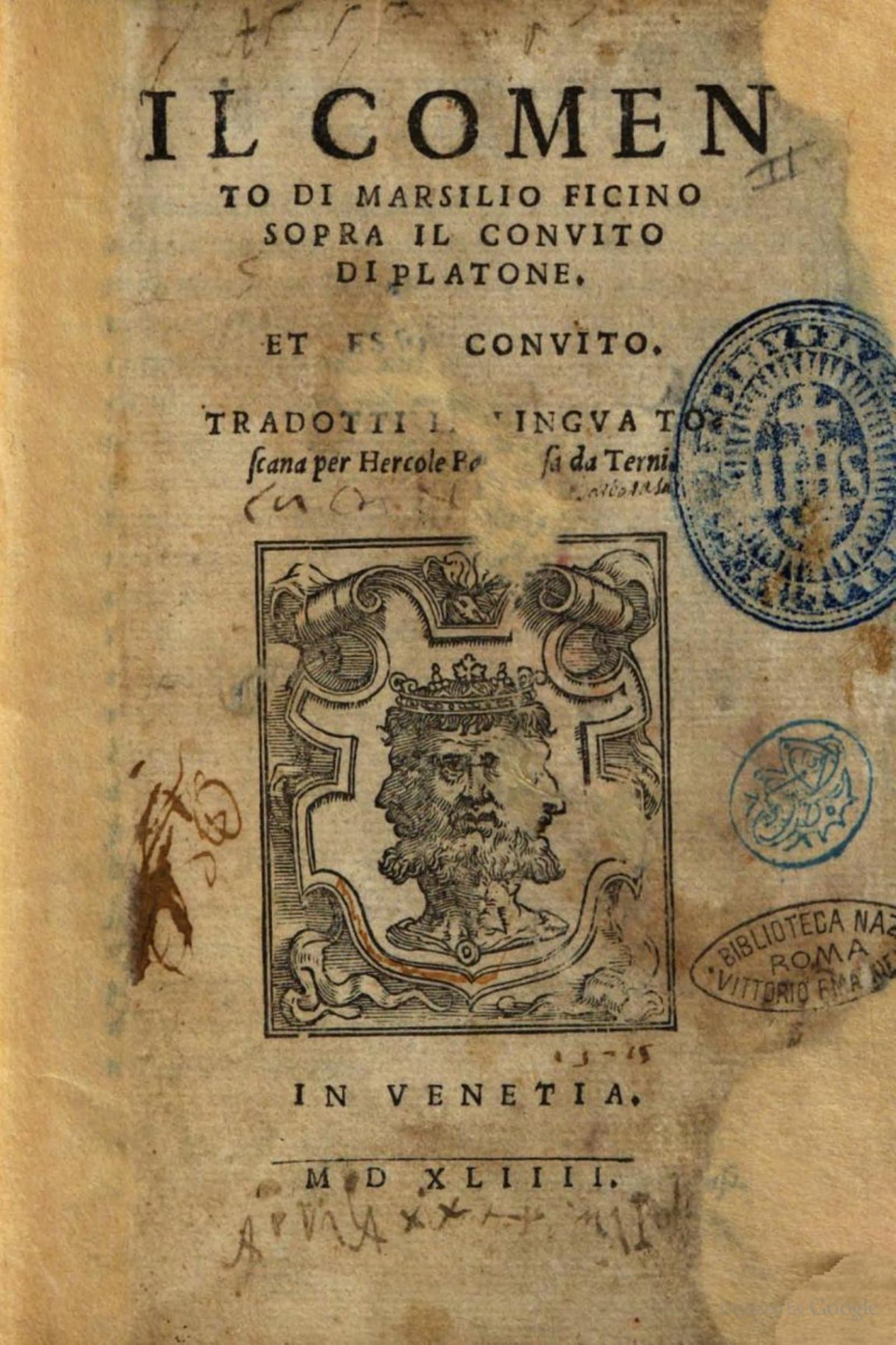 Il comento sopra il Convito di Platone