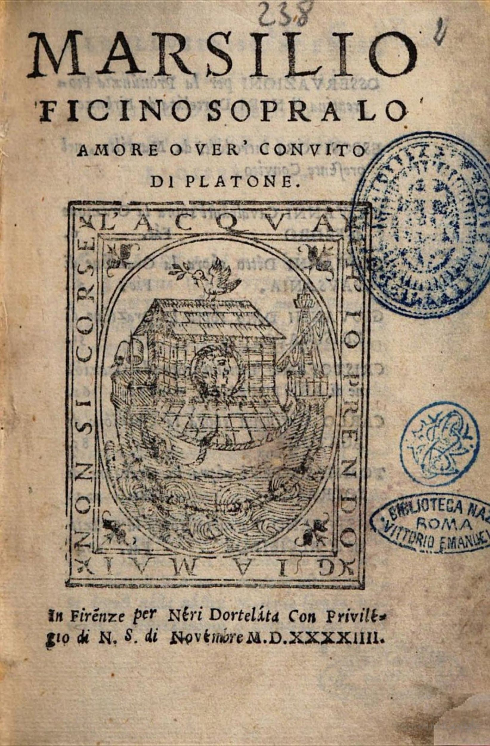 Sopra lo amore o ver Convito di Platone