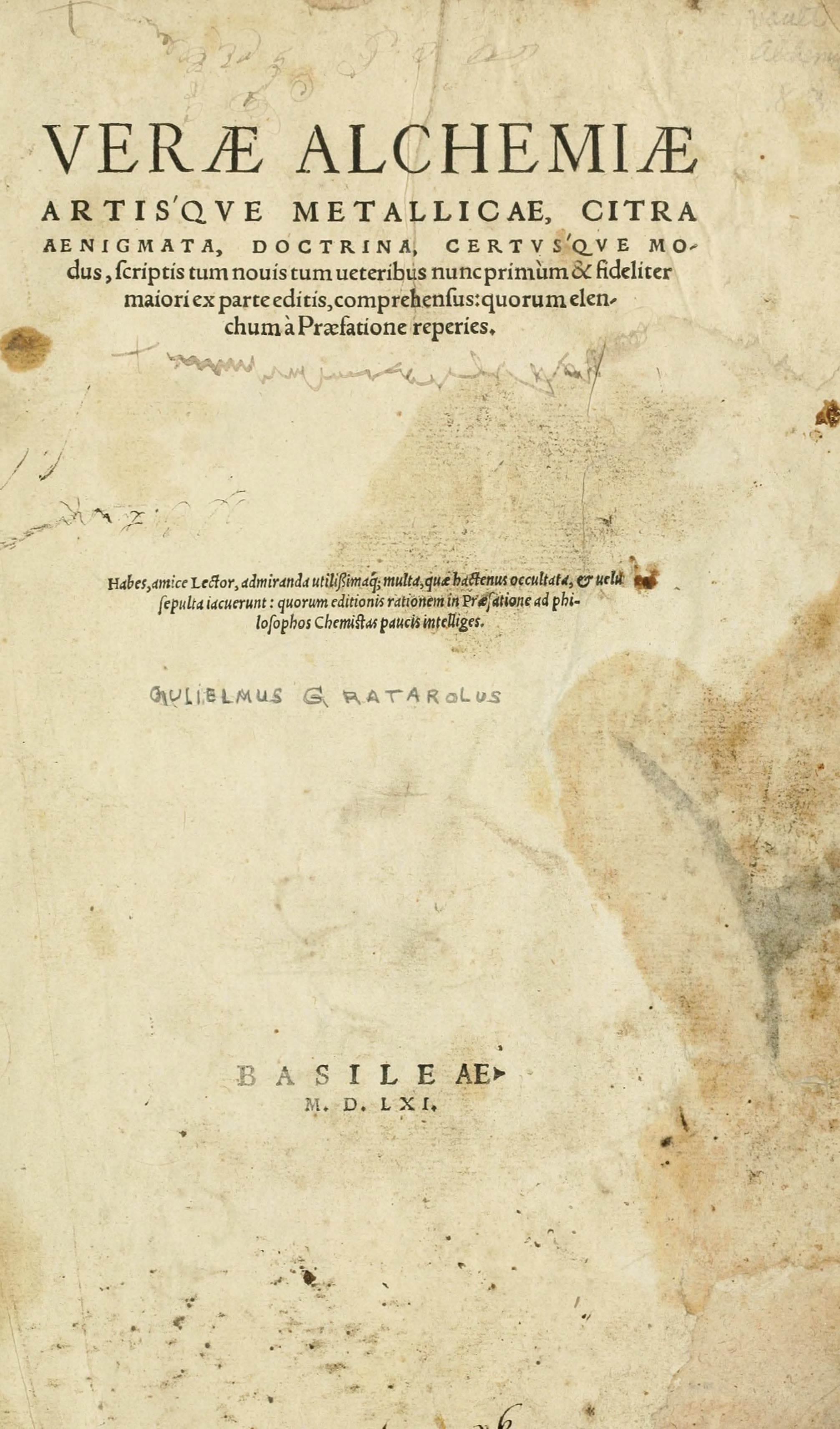 Verae Alchemiae Doctrina (True Alchemy Anthology)