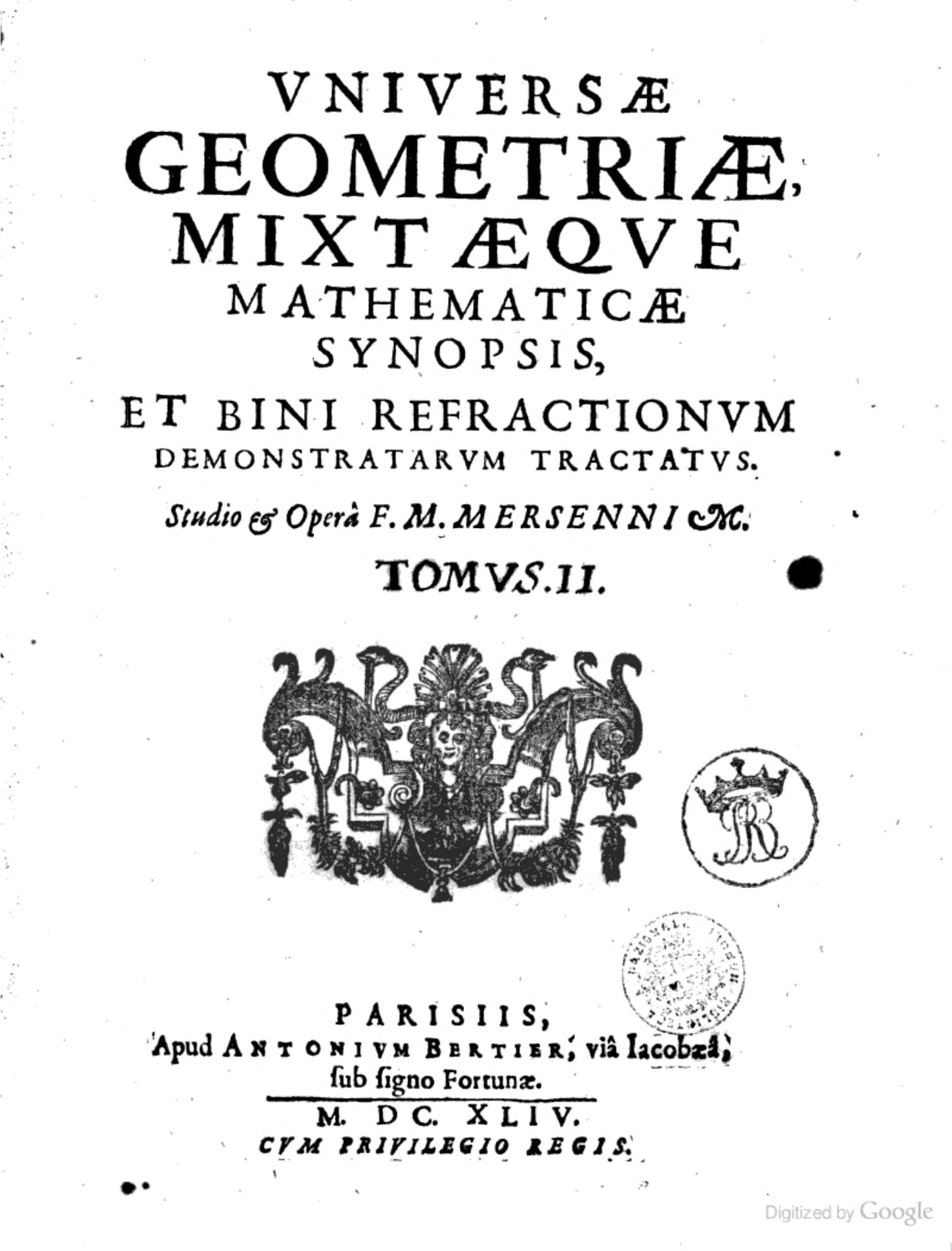 Universae Geometriae Synopsis