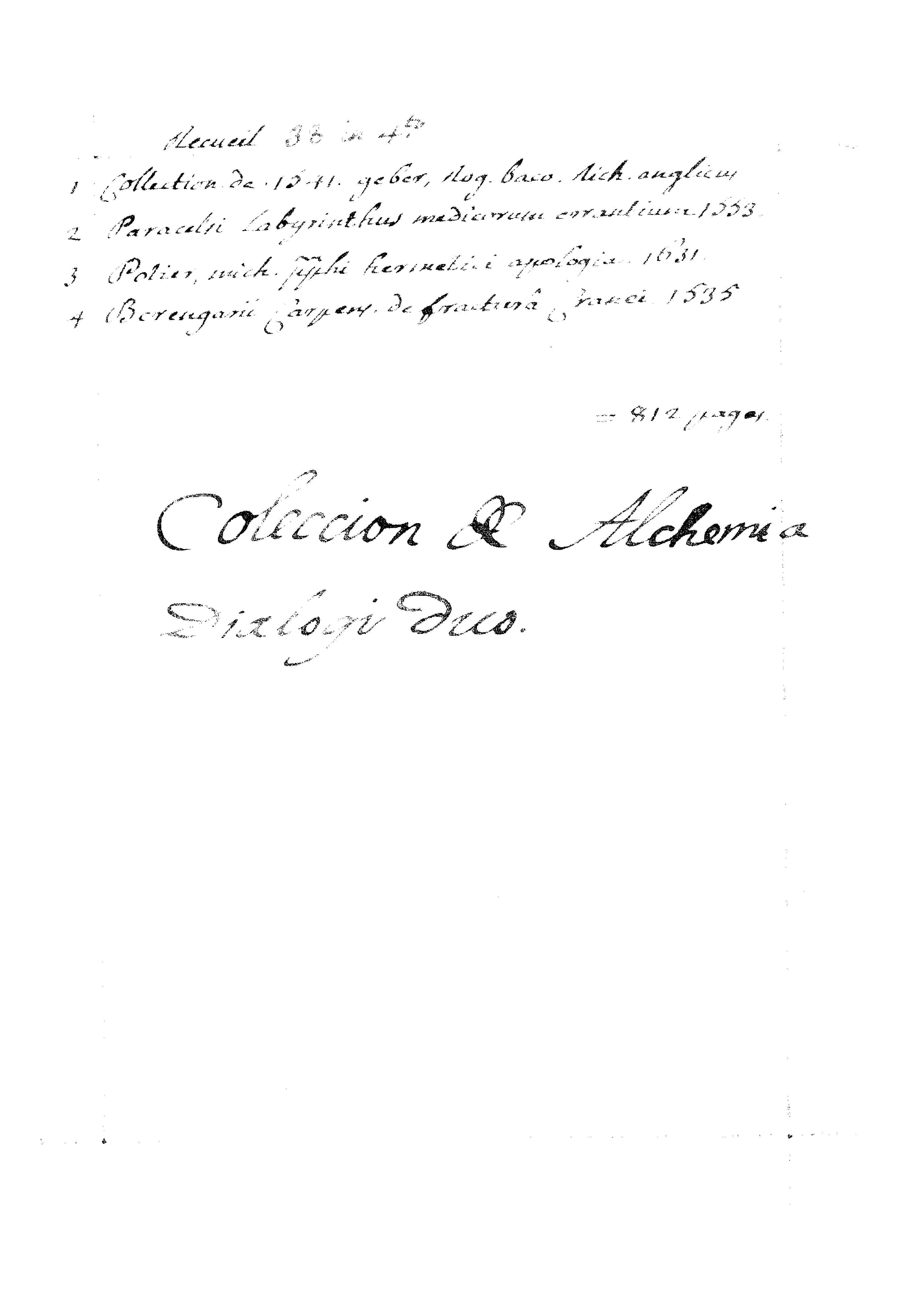 In Hoc Volumine De Alchemia