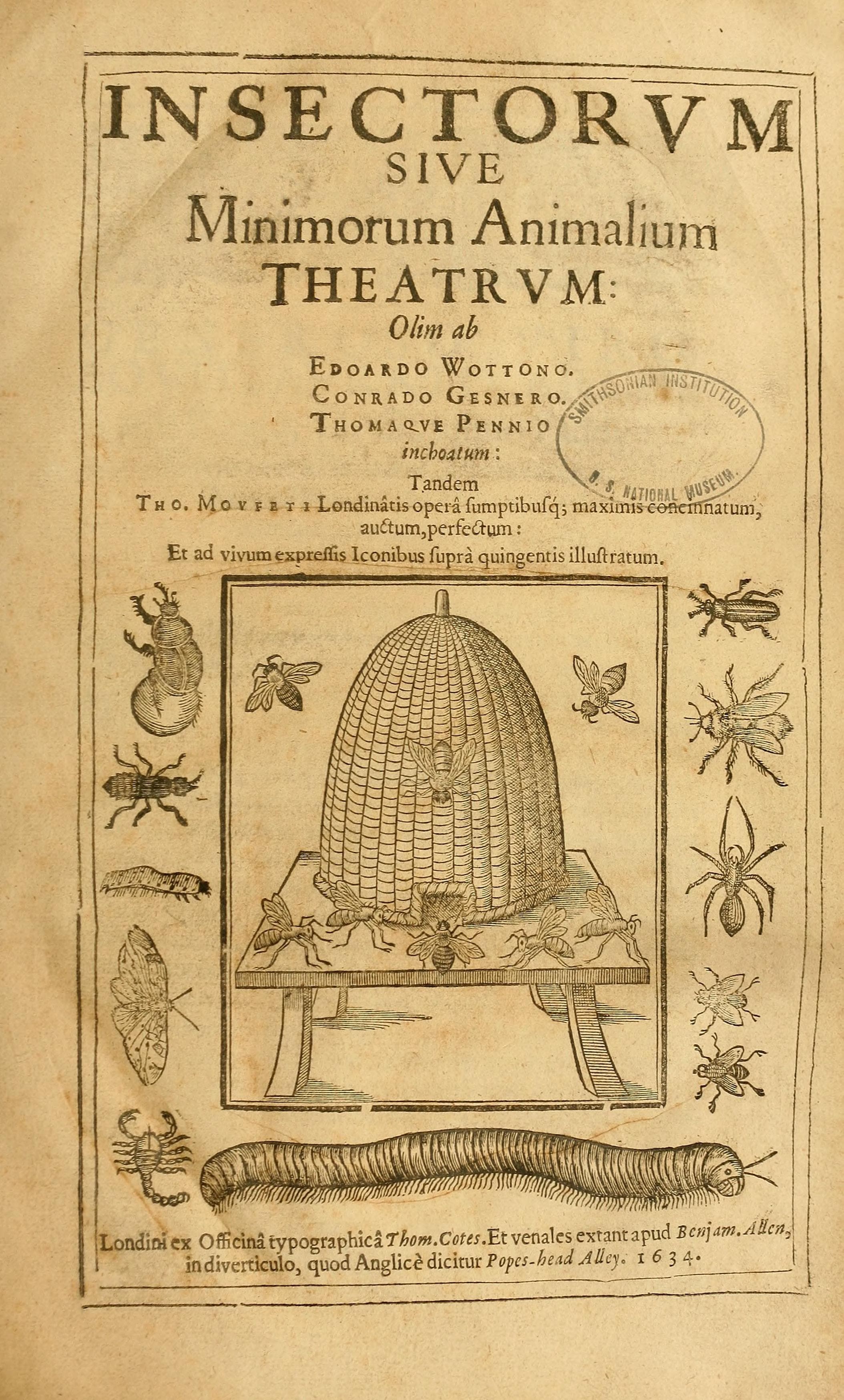 Insectorum sive Minimorum Animalium Theatrum